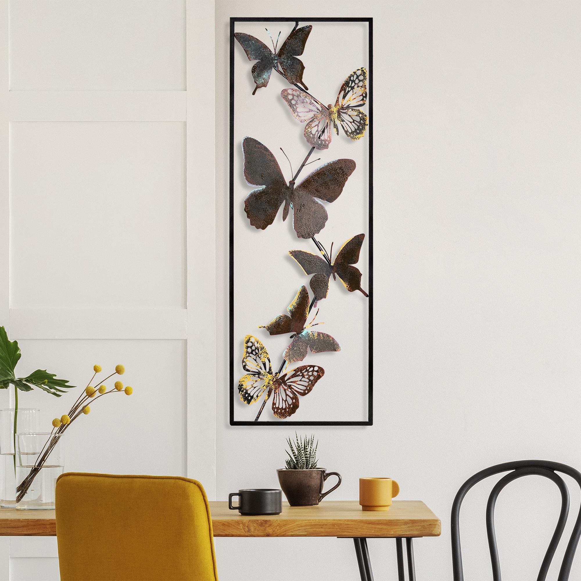 BYS-029-A Dekoratif Metal Duvar Tablosu | ByLamp