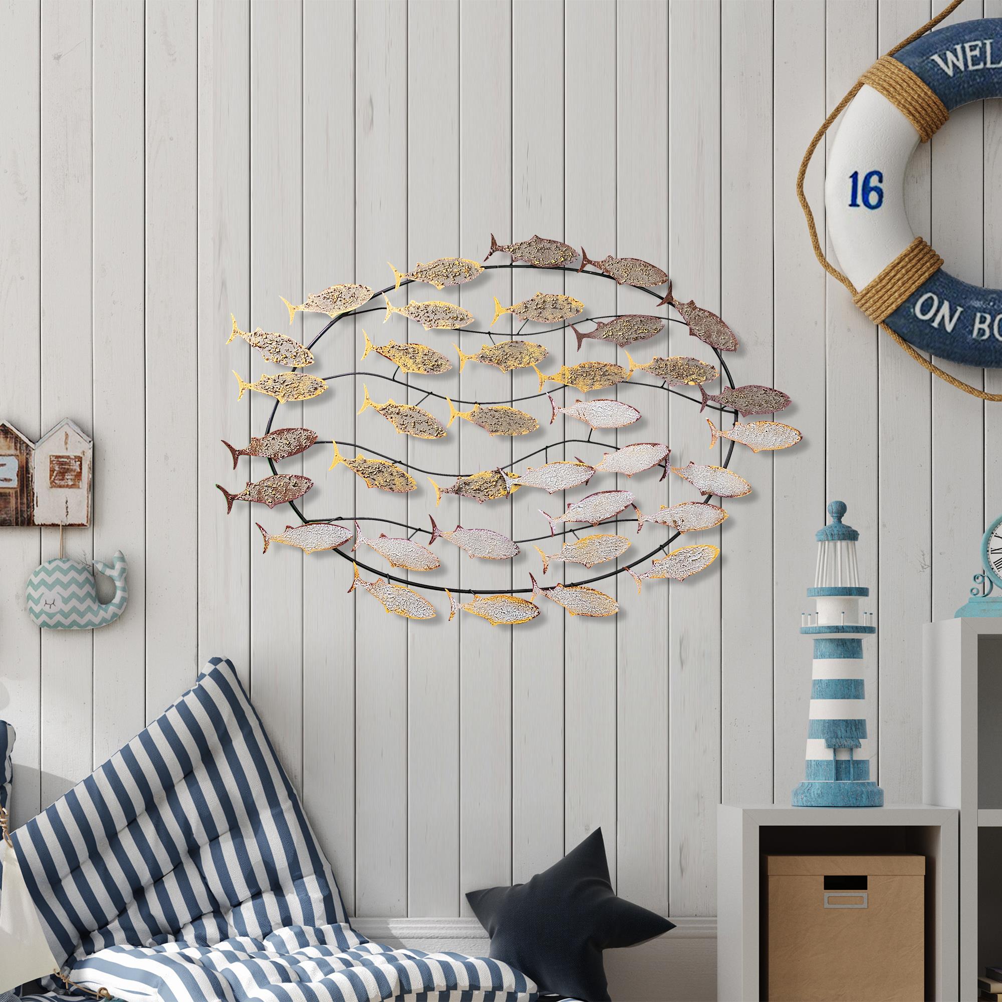 BYS-037-A Dekoratif Metal Duvar Tablosu | ByLamp