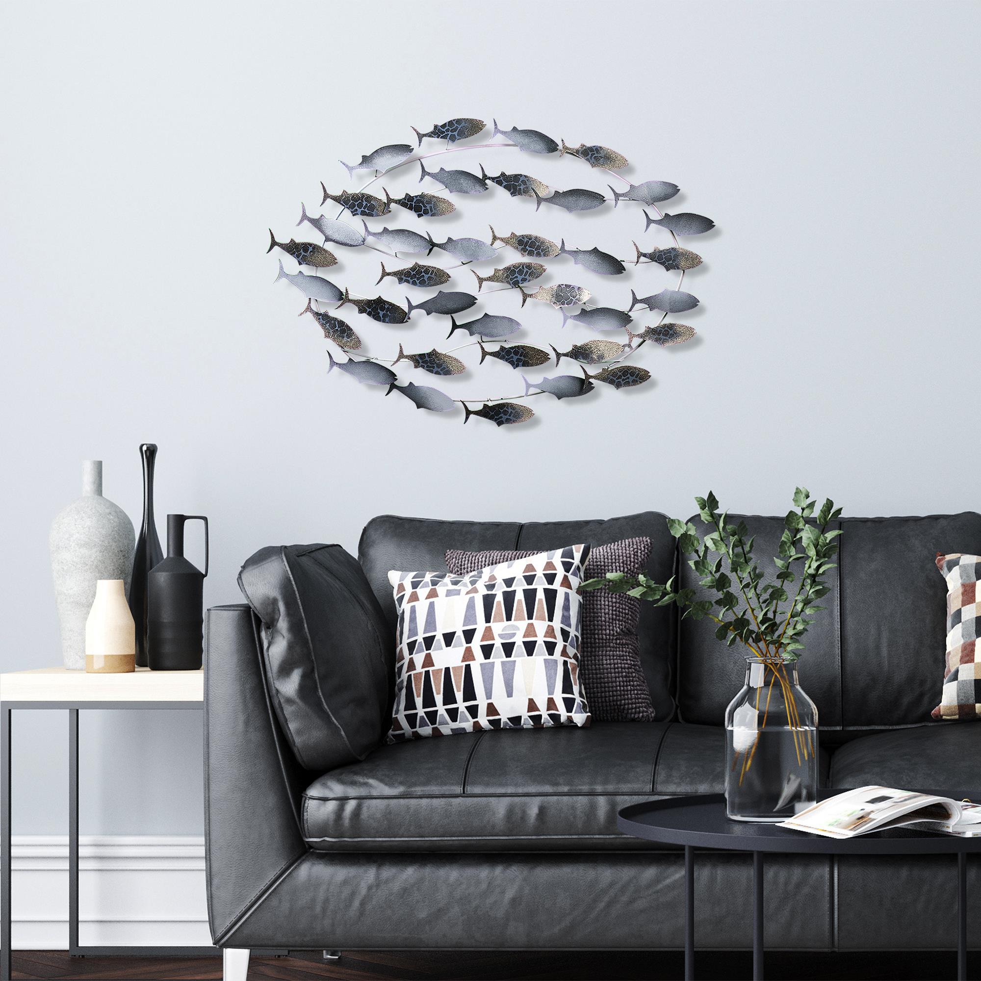 BYS-037-B Dekoratif Metal Duvar Tablosu | ByLamp