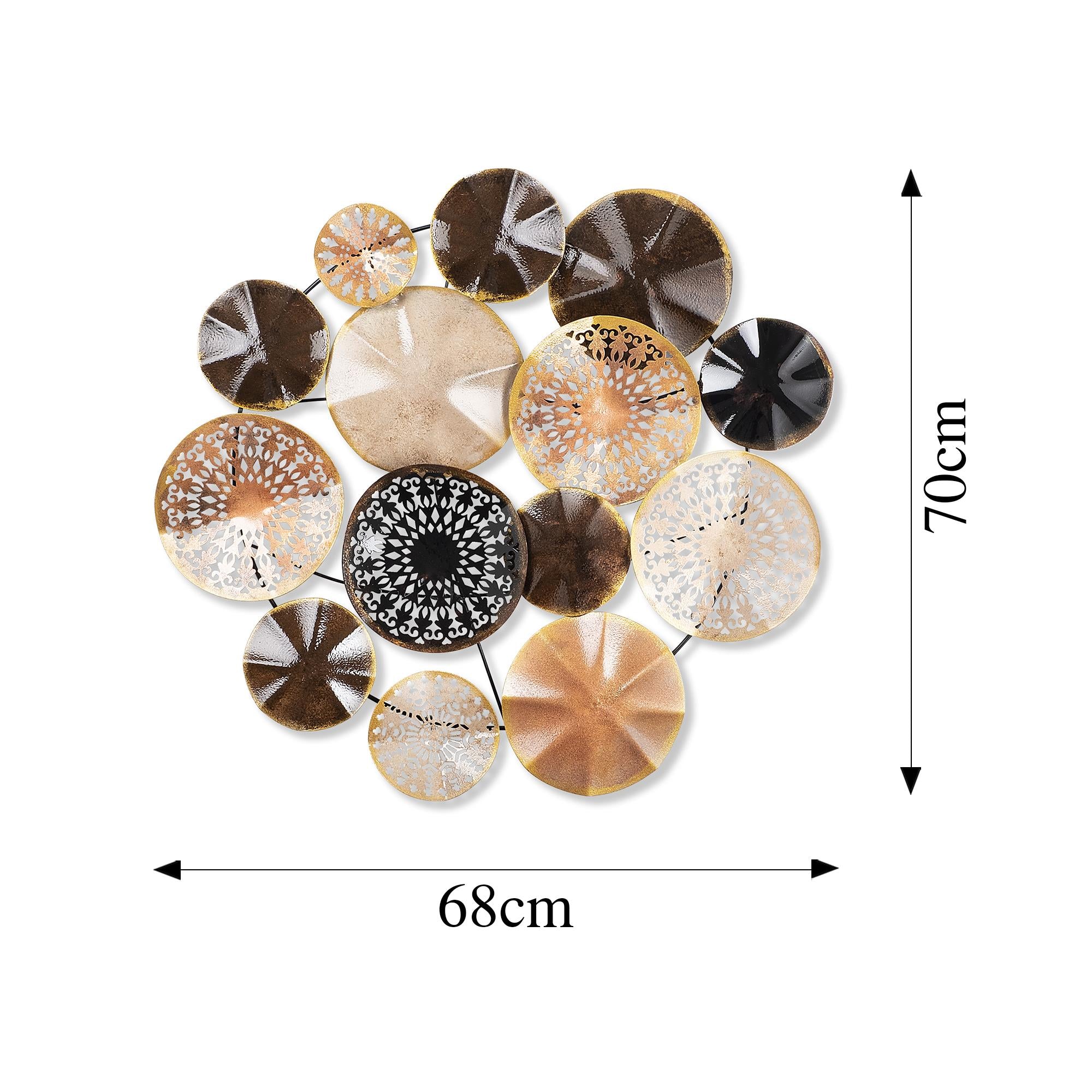 BYS-040 Dekoratif Metal Duvar Tablosu | ByLamp