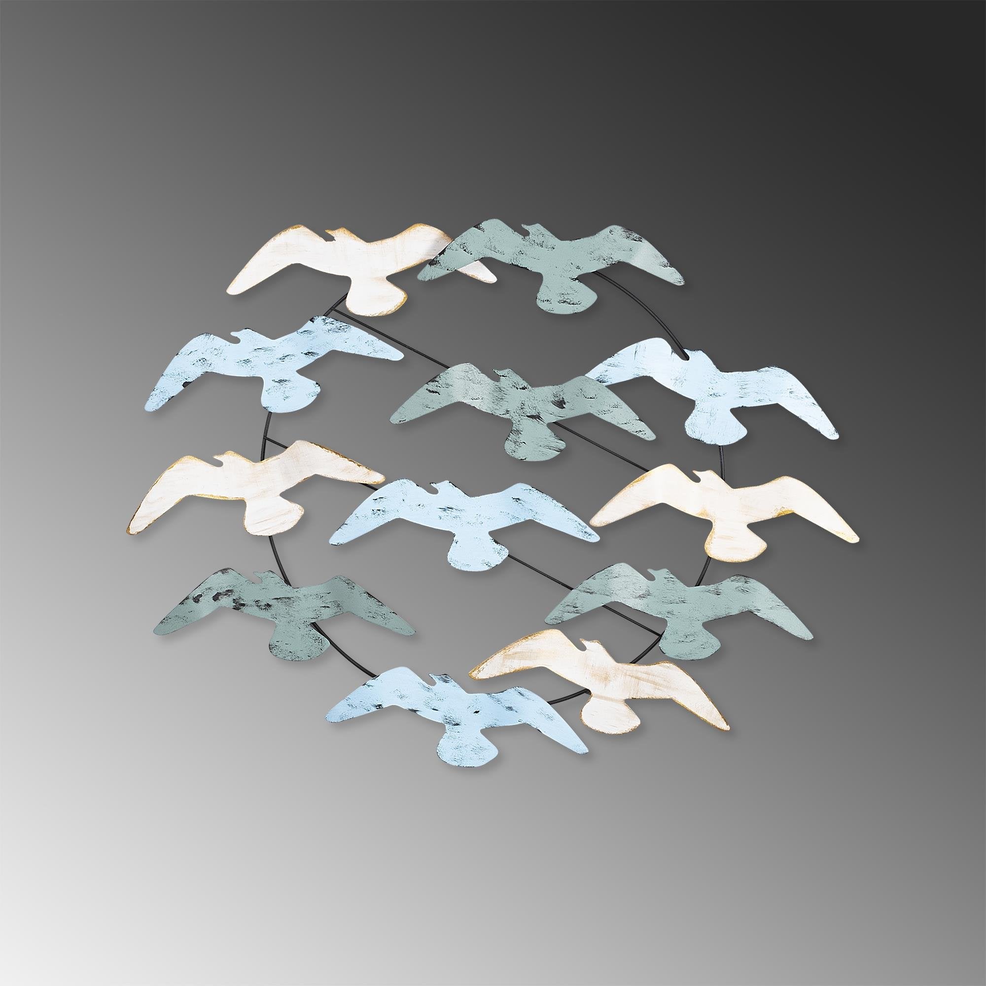 BYS-046 Dekoratif Metal Duvar Tablosu | ByLamp