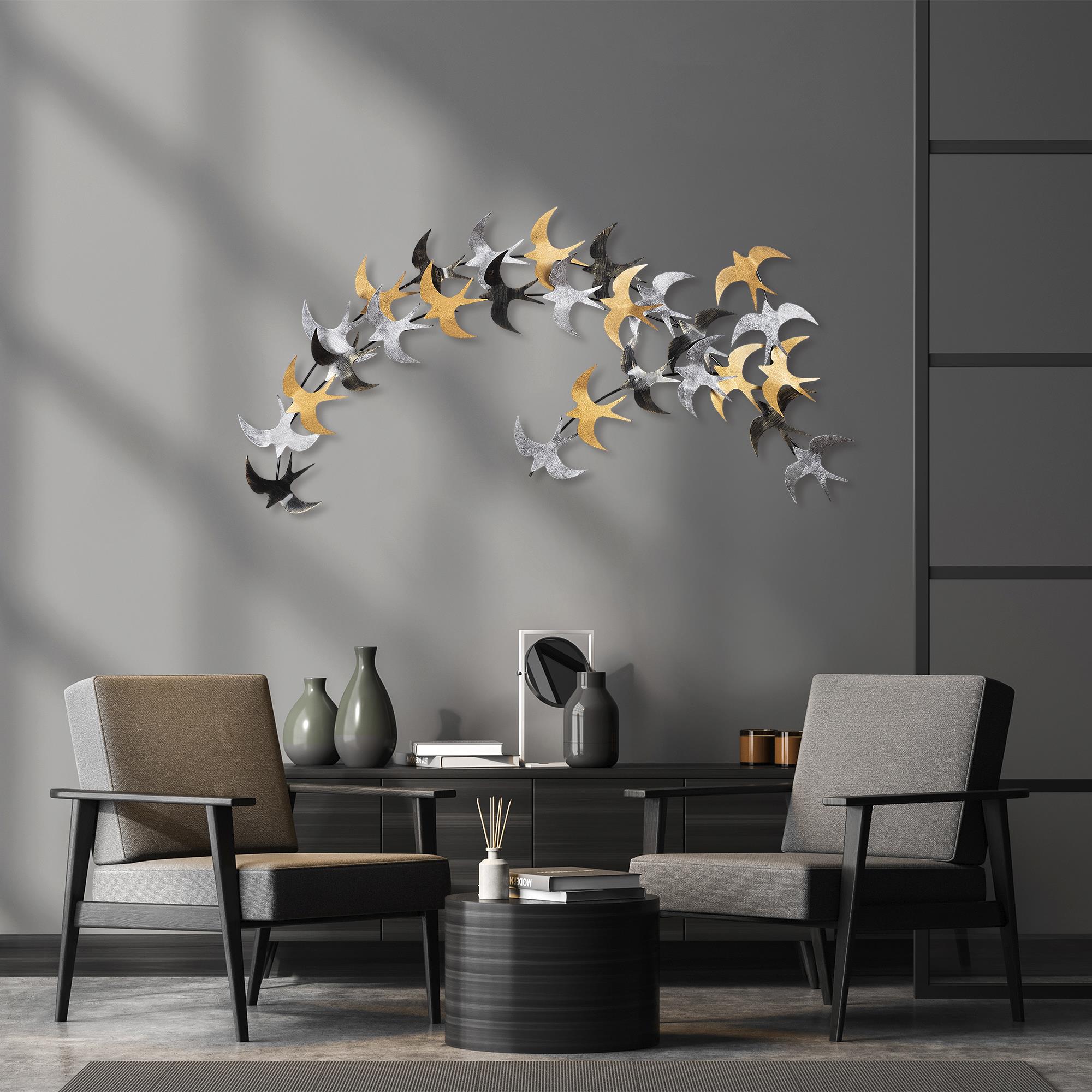 BYS-057 Dekoratif Metal Duvar Tablosu | ByLamp