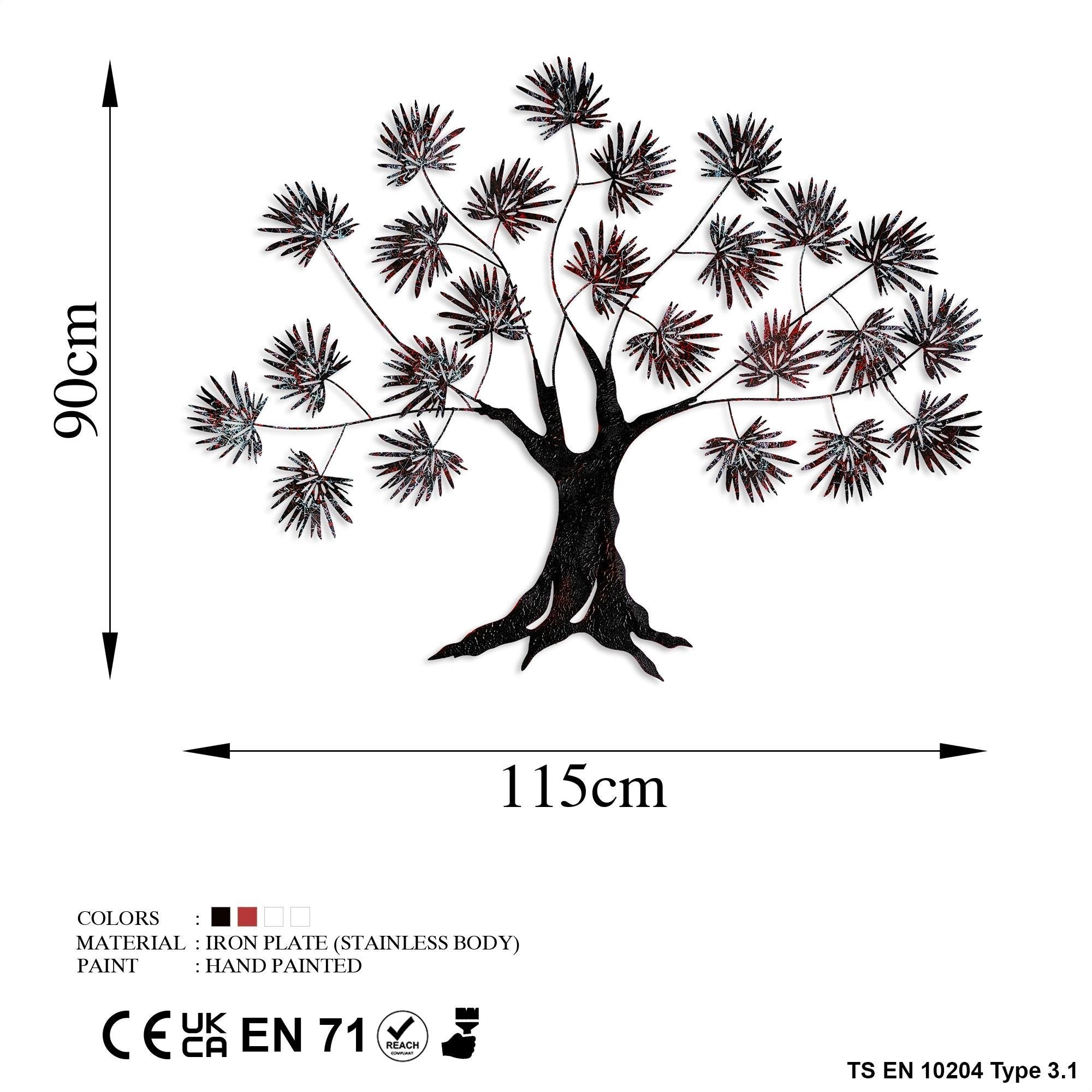 BYS-058-C Dekoratif Metal Duvar Tablosu | ByLamp