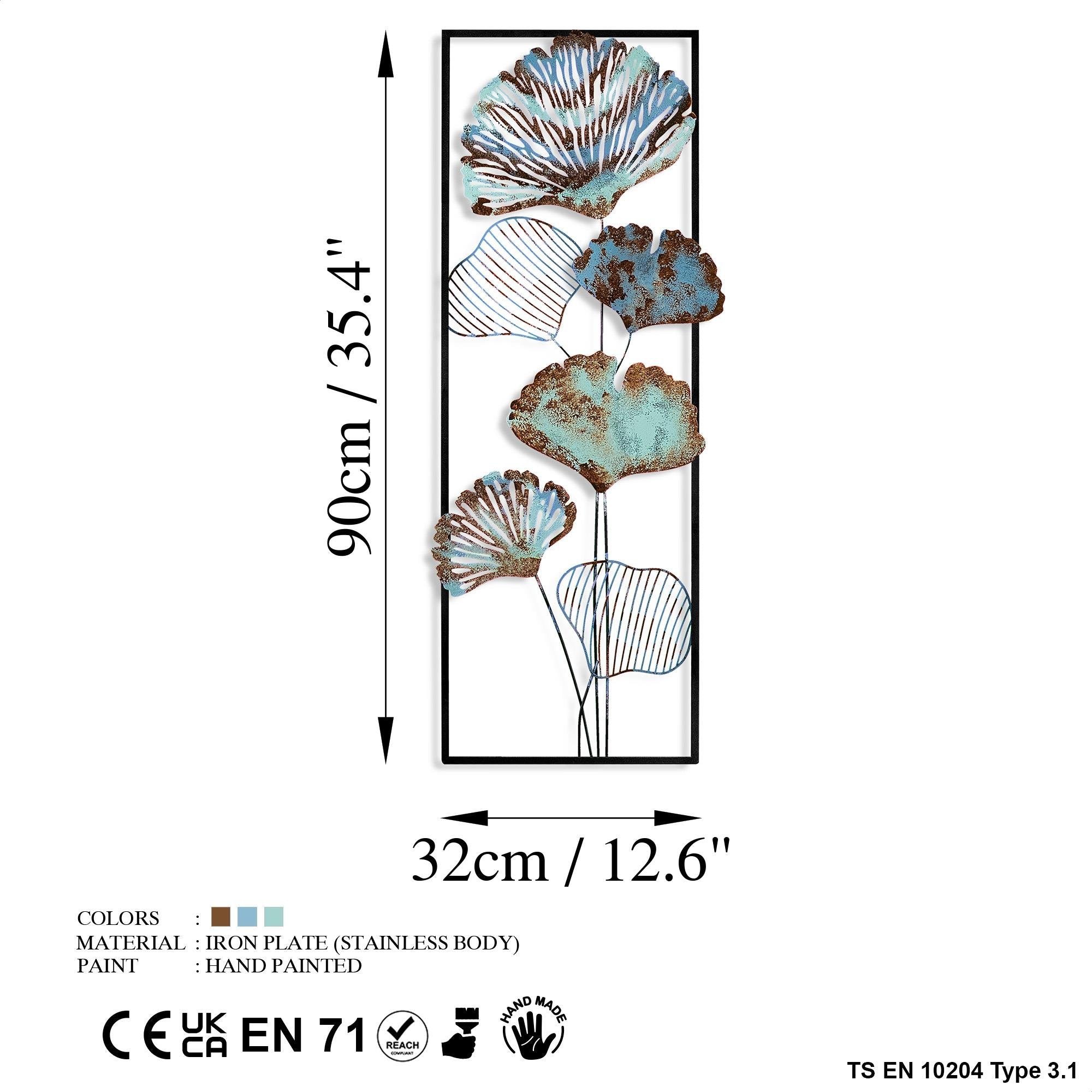 BYS-075-A Dekoratif Metal Duvar Tablosu | ByLamp