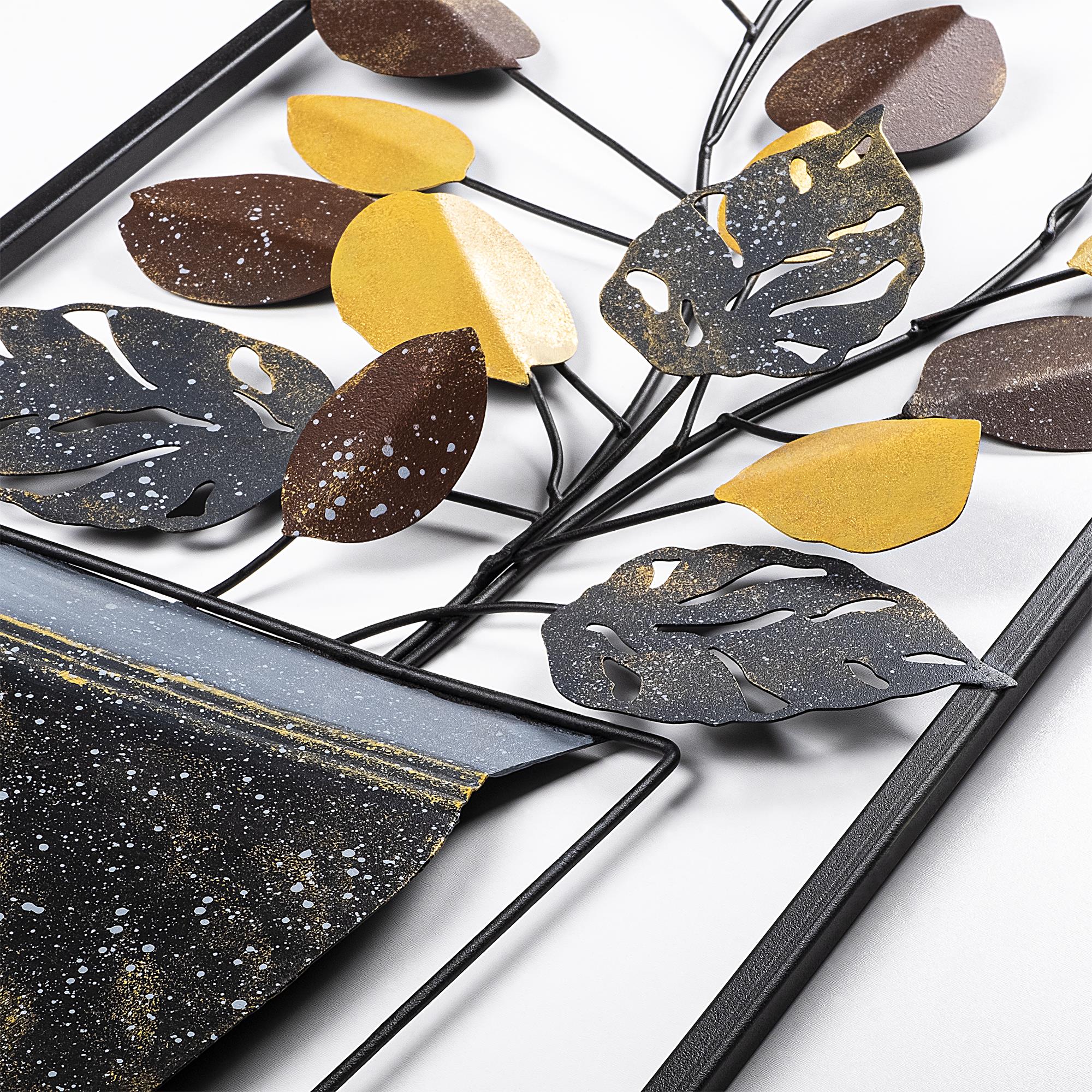 BYS-077-A Dekoratif Metal Duvar Tablosu | ByLamp