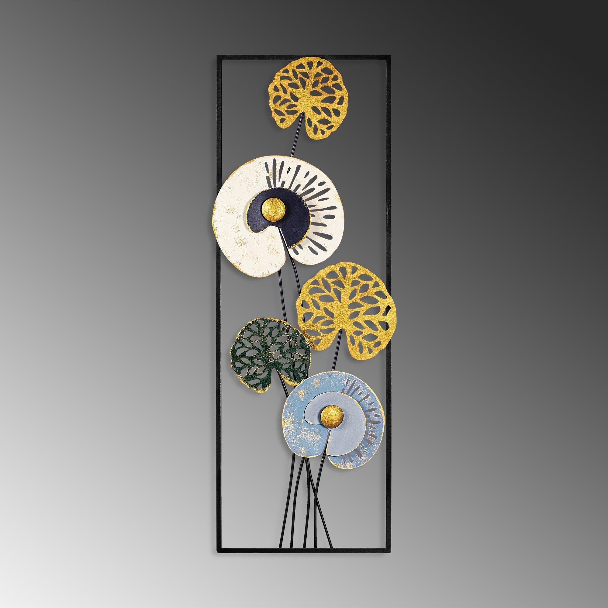 BYS-079-B Dekoratif Metal Duvar Tablosu | ByLamp