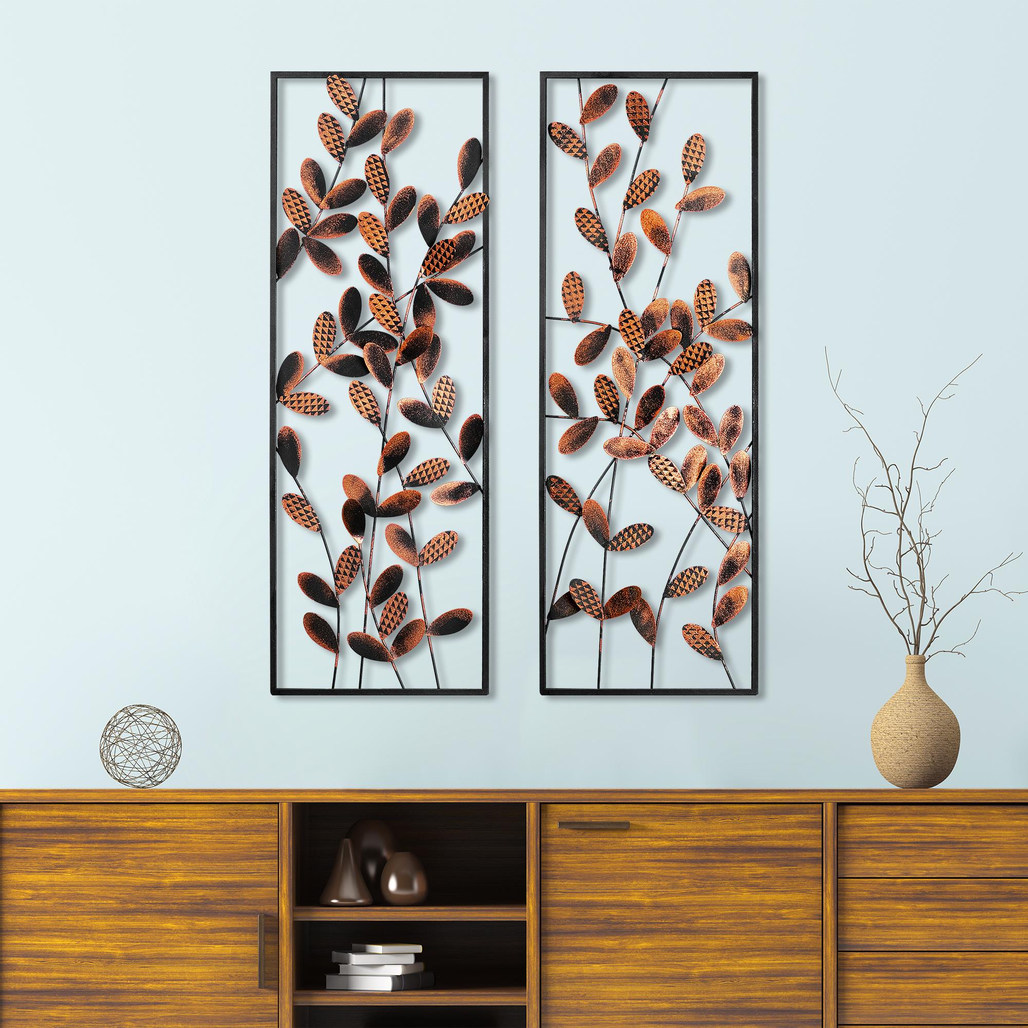 BYS-094-B Dekoratif 2'li Metal Duvar Tablosu | ByLamp