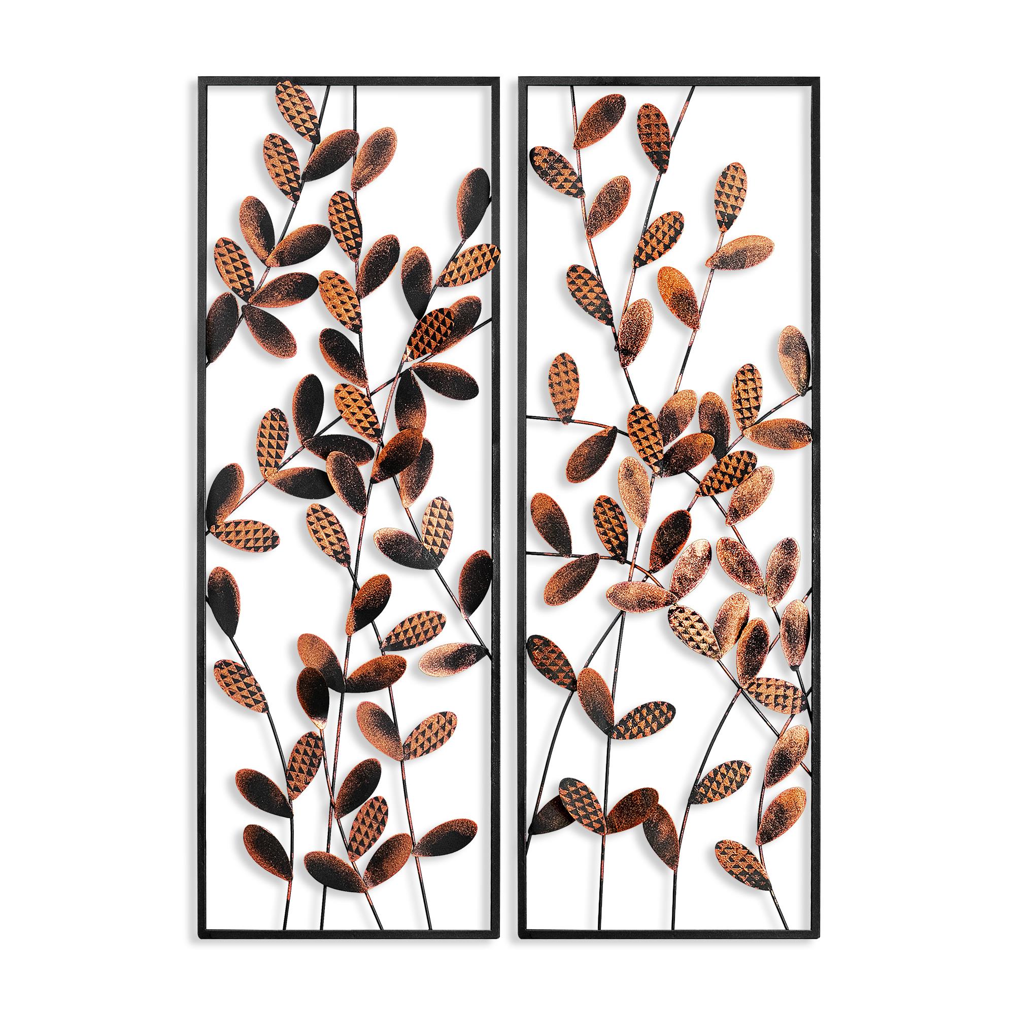 BYS-094-B Dekoratif 2'li Metal Duvar Tablosu | ByLamp