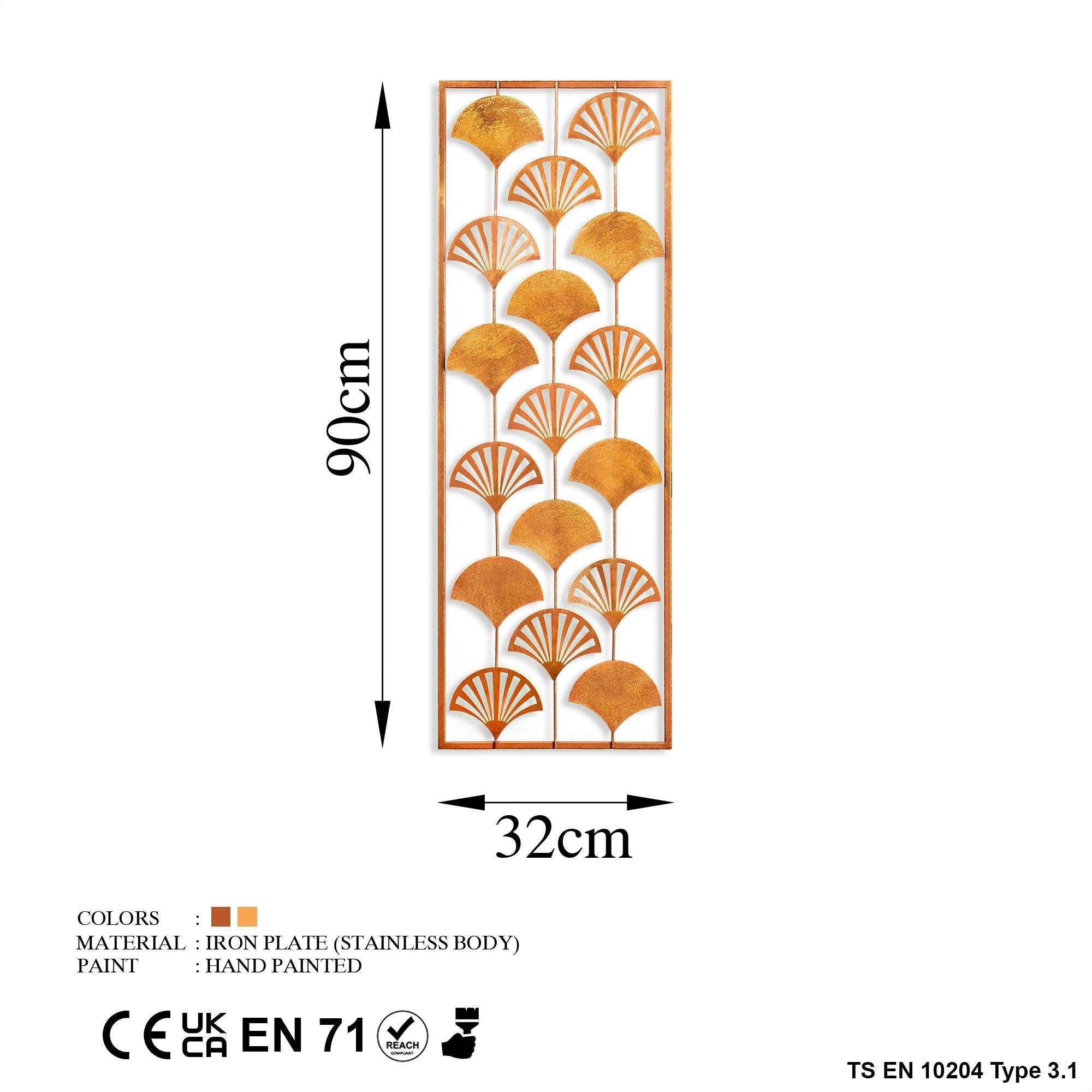 BYS-098 Dekoratif Metal Duvar Tablosu | ByLamp