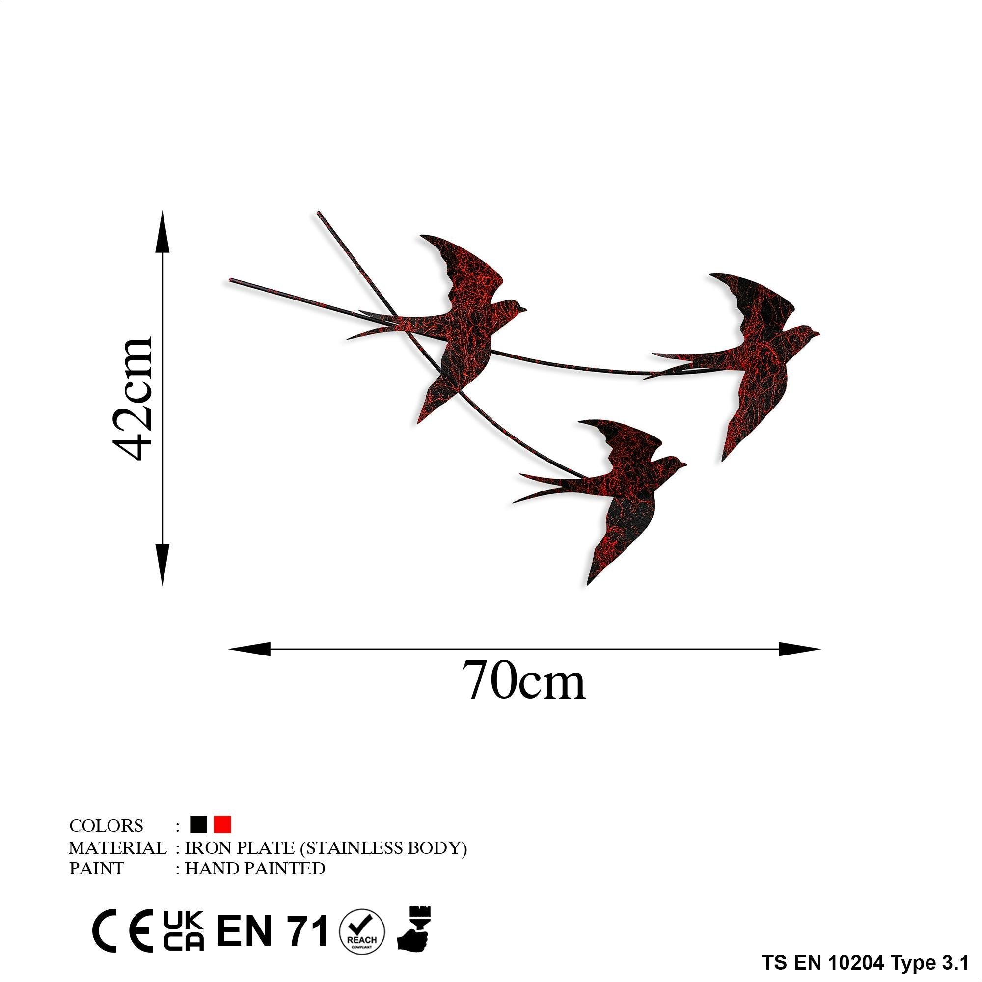 BYS-102 Dekoratif Metal Duvar Tablosu | ByLamp