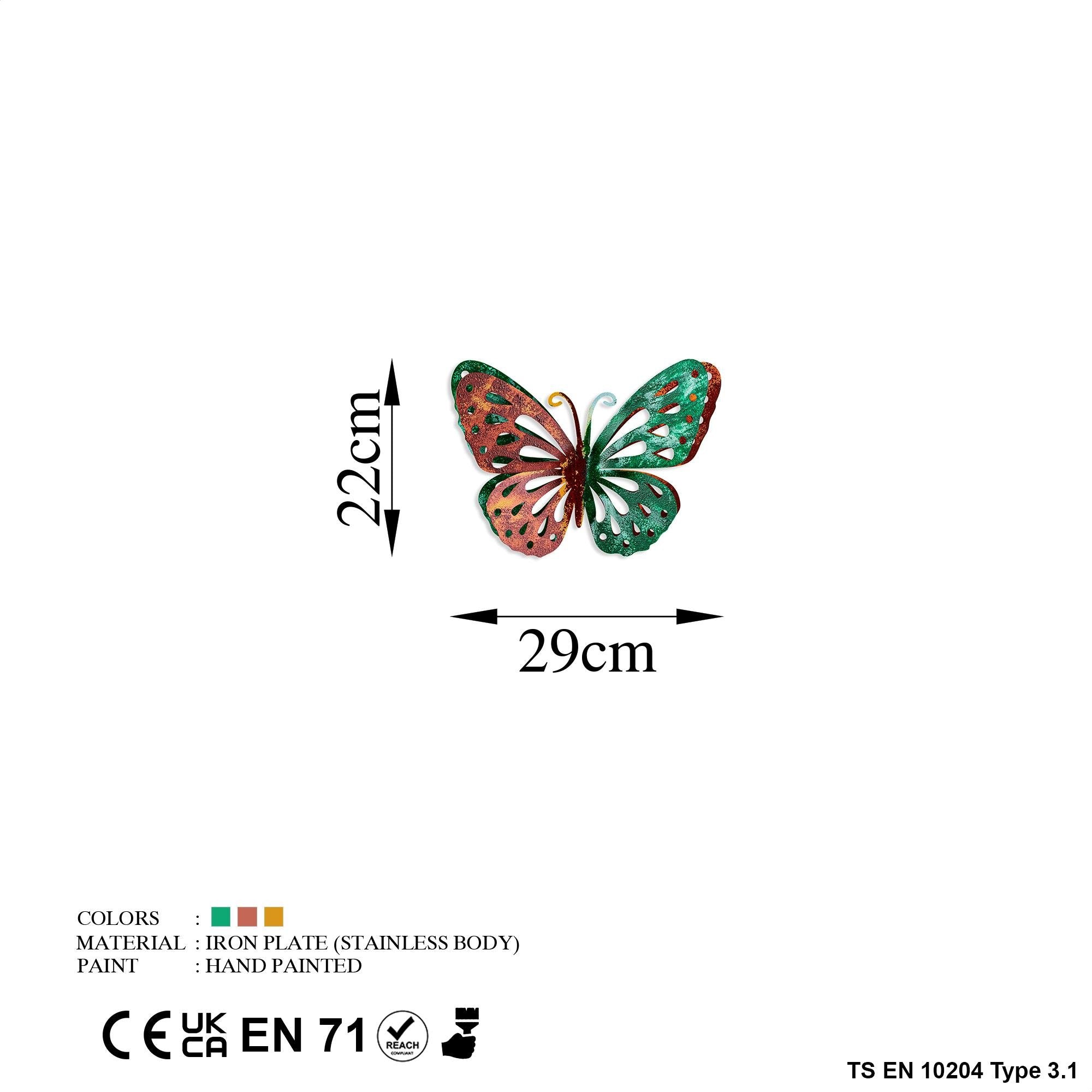 BYS-107-B Dekoratif Metal Duvar Tablosu | ByLamp