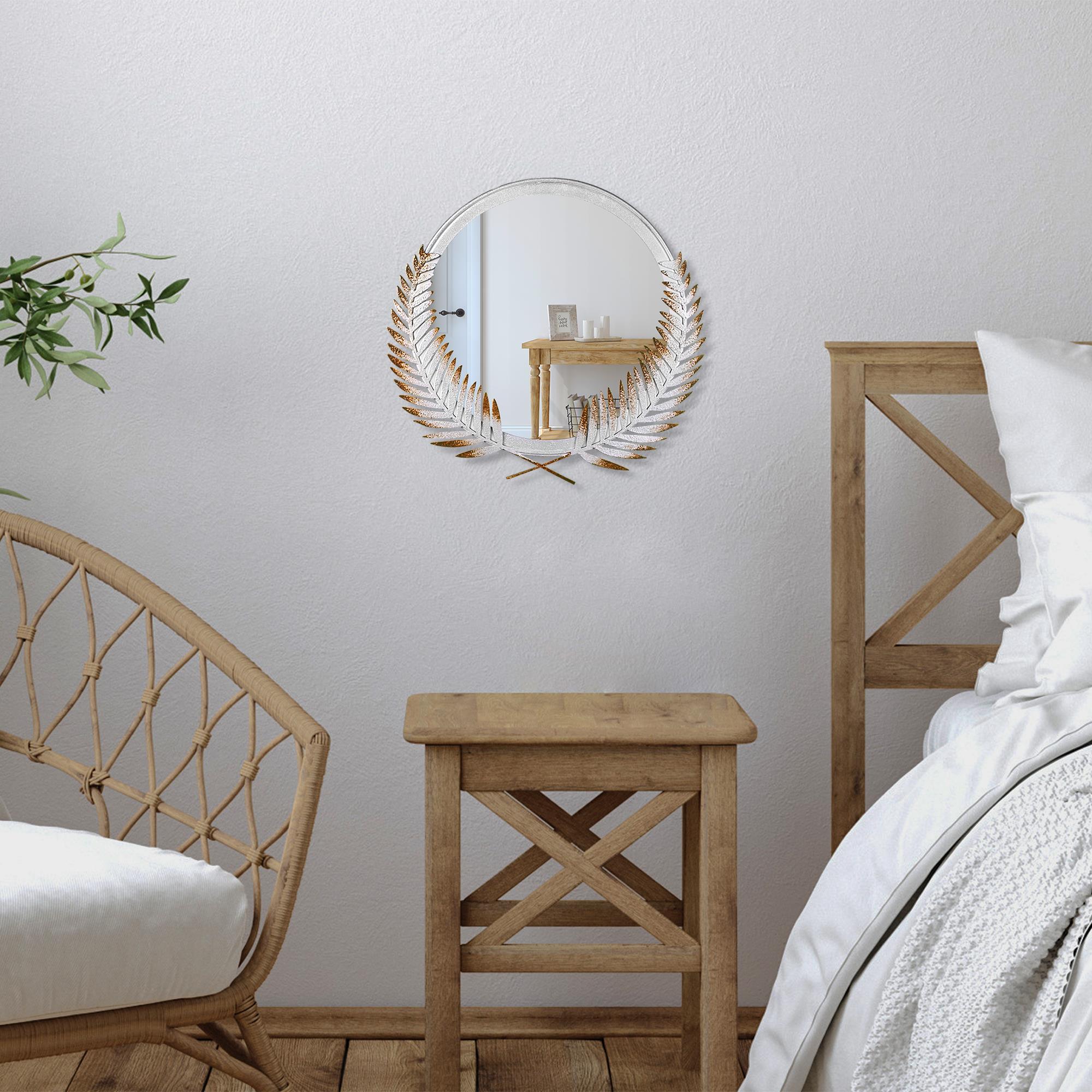 BYS-110-B Dekoratif Metal Duvar Aynası | ByLamp