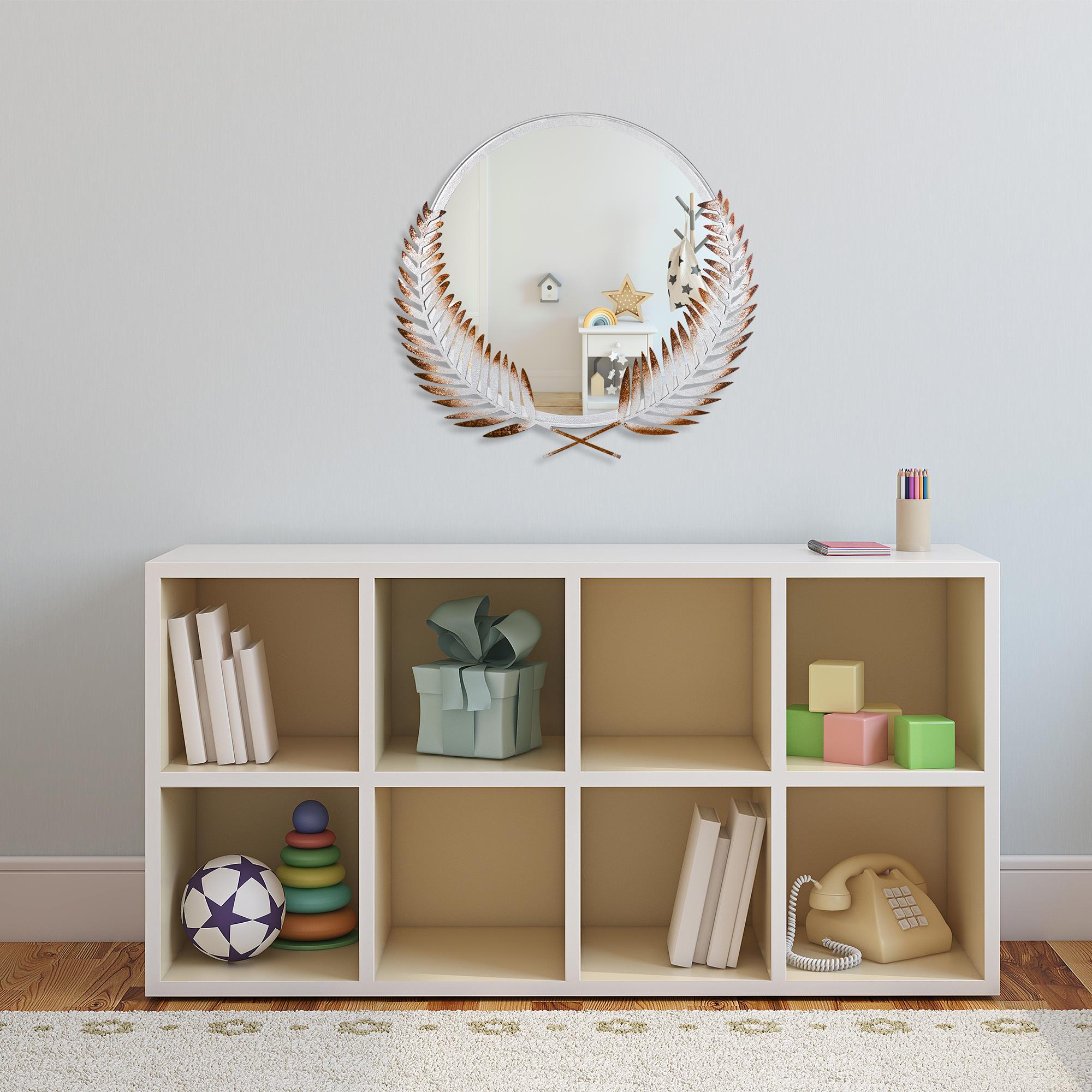 BYS-110 Dekoratif Metal Duvar Aynası | ByLamp