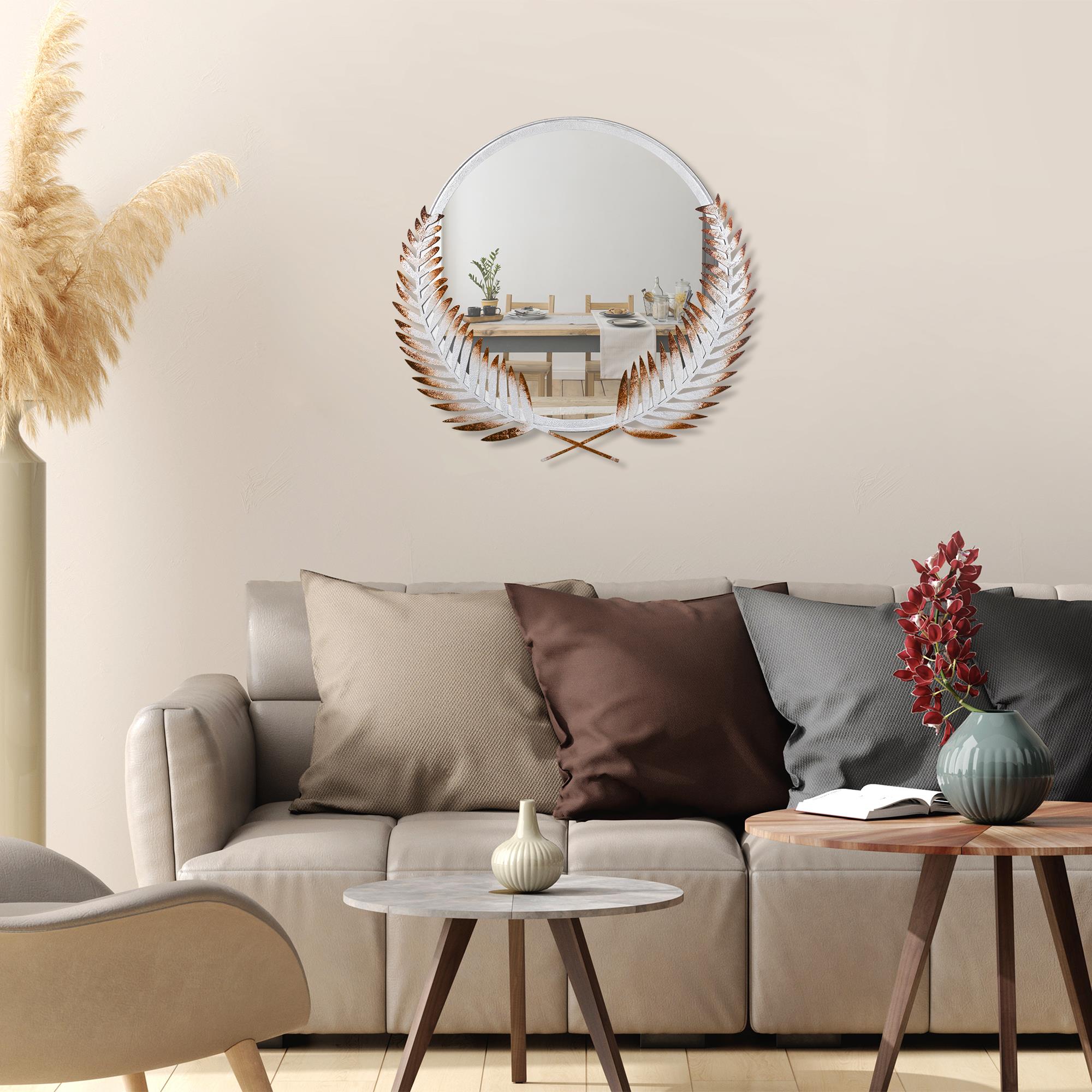 BYS-110 Dekoratif Metal Duvar Aynası | ByLamp