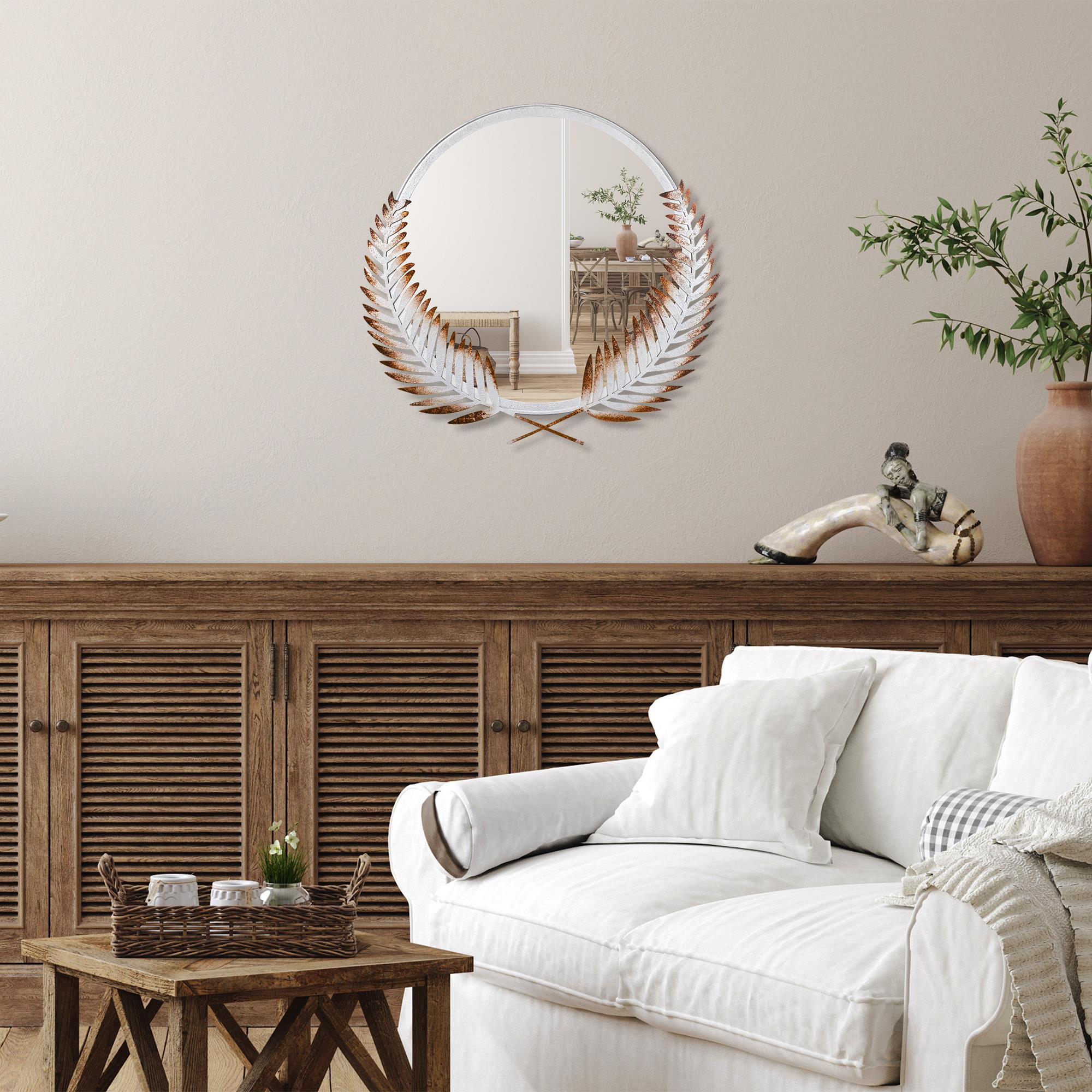 BYS-110 Dekoratif Metal Duvar Aynası | ByLamp