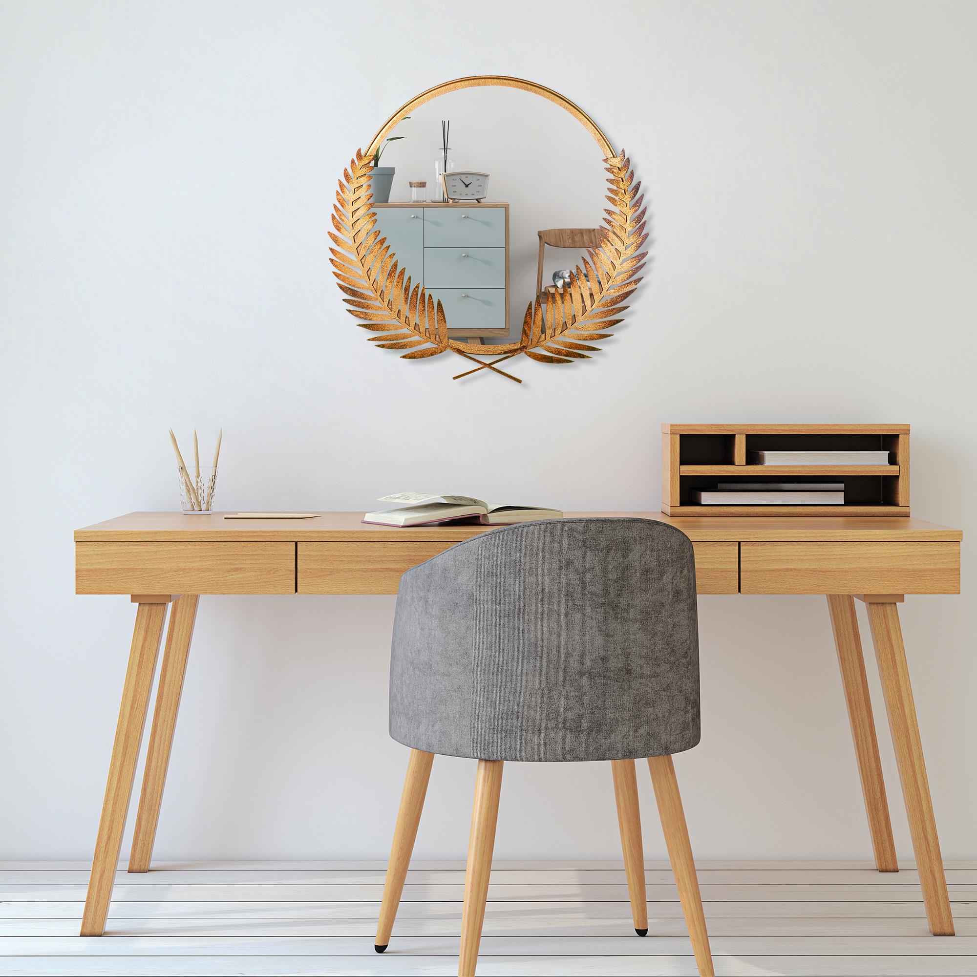 BYS-112 Dekoratif Metal Duvar Aynası | ByLamp