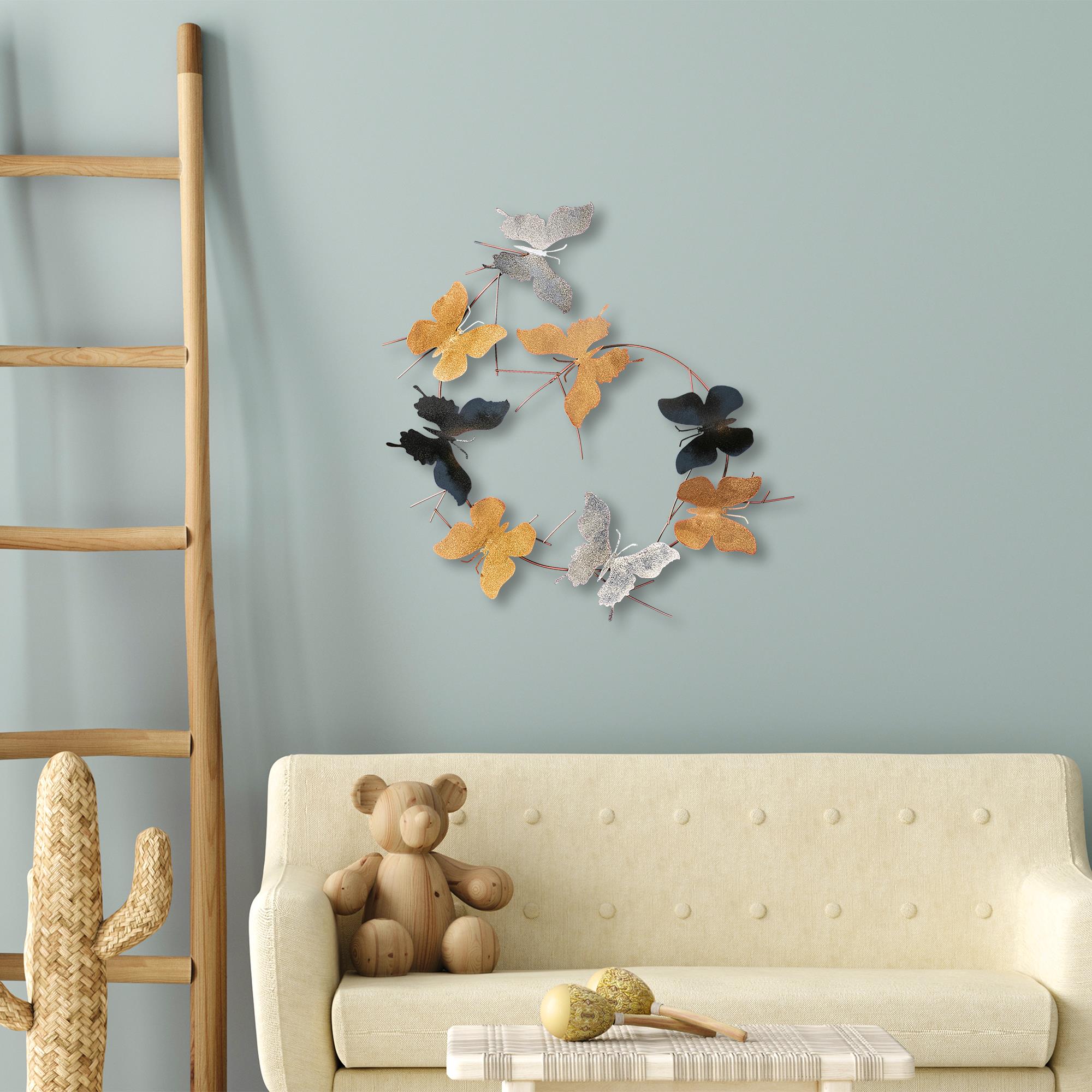 BYS-114-A Dekoratif Metal Duvar Tablosu | ByLamp