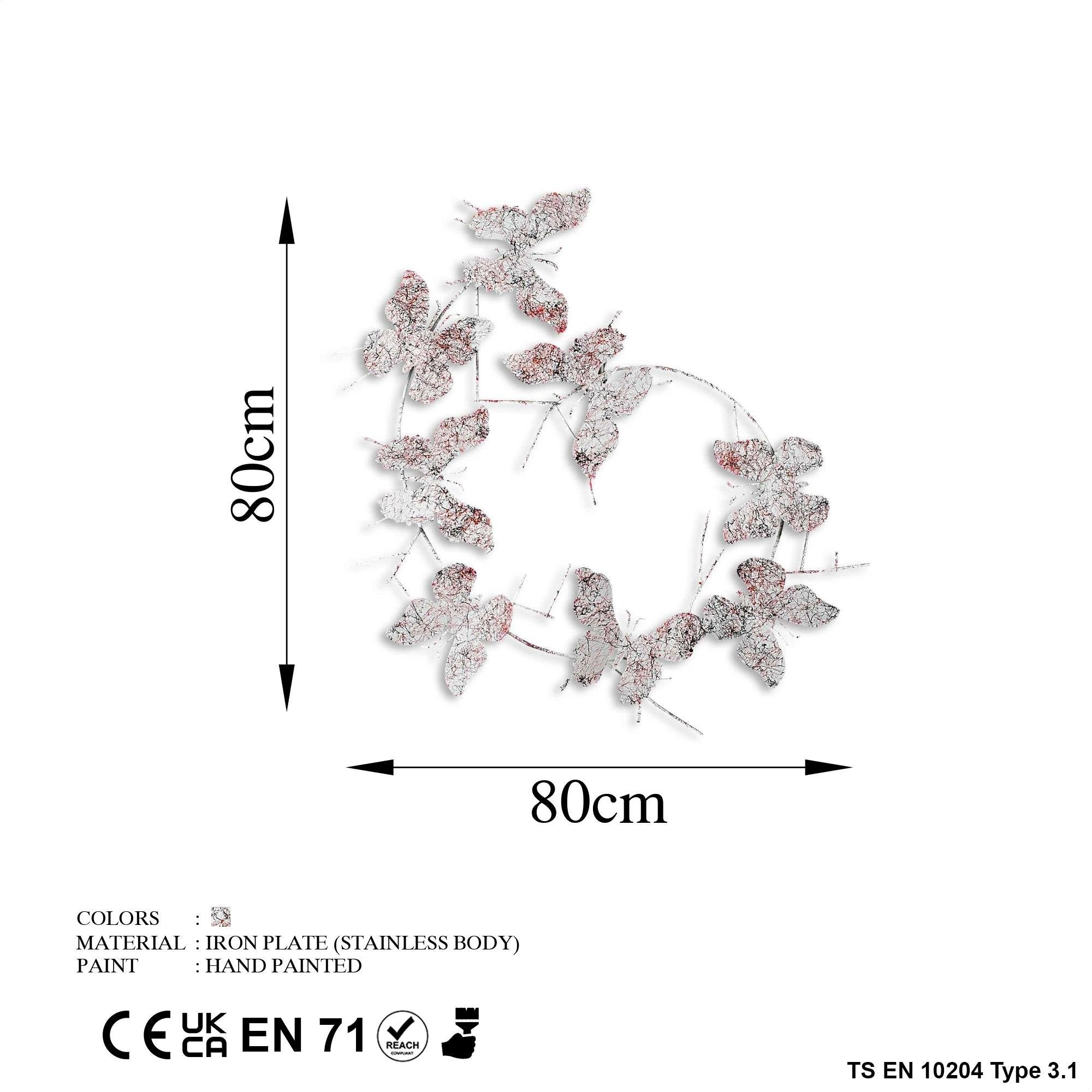 BYS-114 Dekoratif Metal Duvar Tablosu | ByLamp