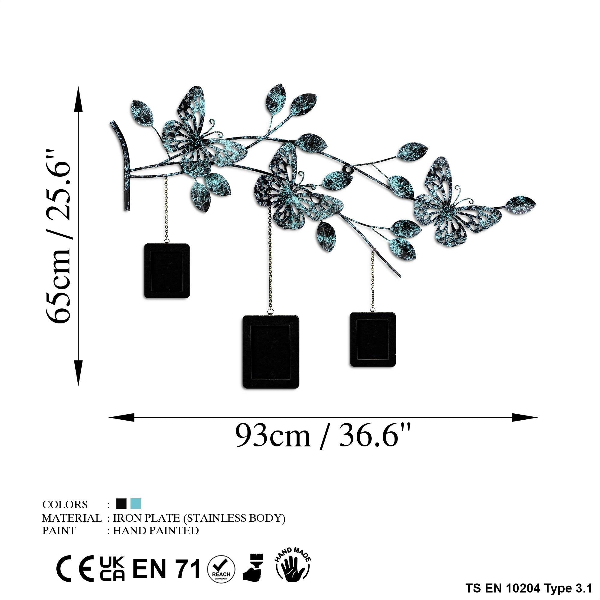 BYS-115-B Dekoratif Metal Duvar Tablosu | ByLamp