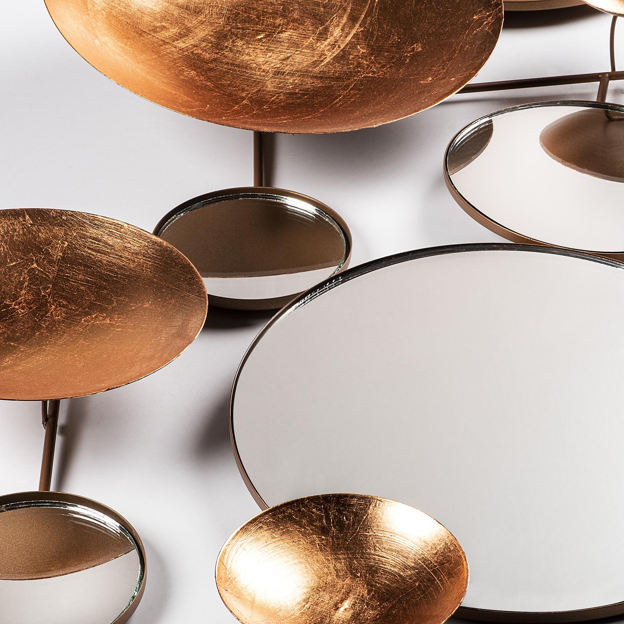 BYS-117-A Dekoratif Metal Duvar Aynası | ByLamp