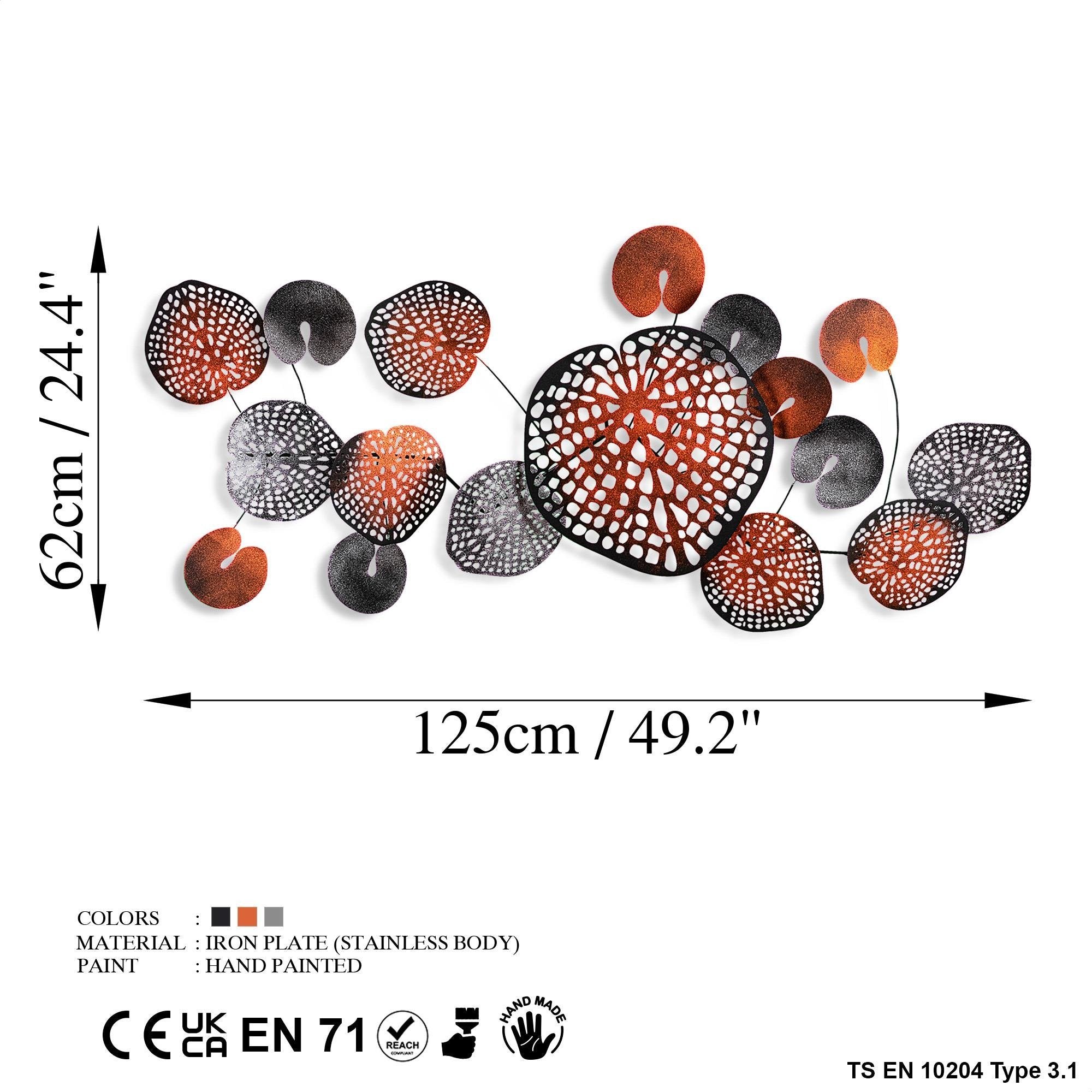 BYS-118-A Dekoratif Metal Duvar Tablosu | ByLamp