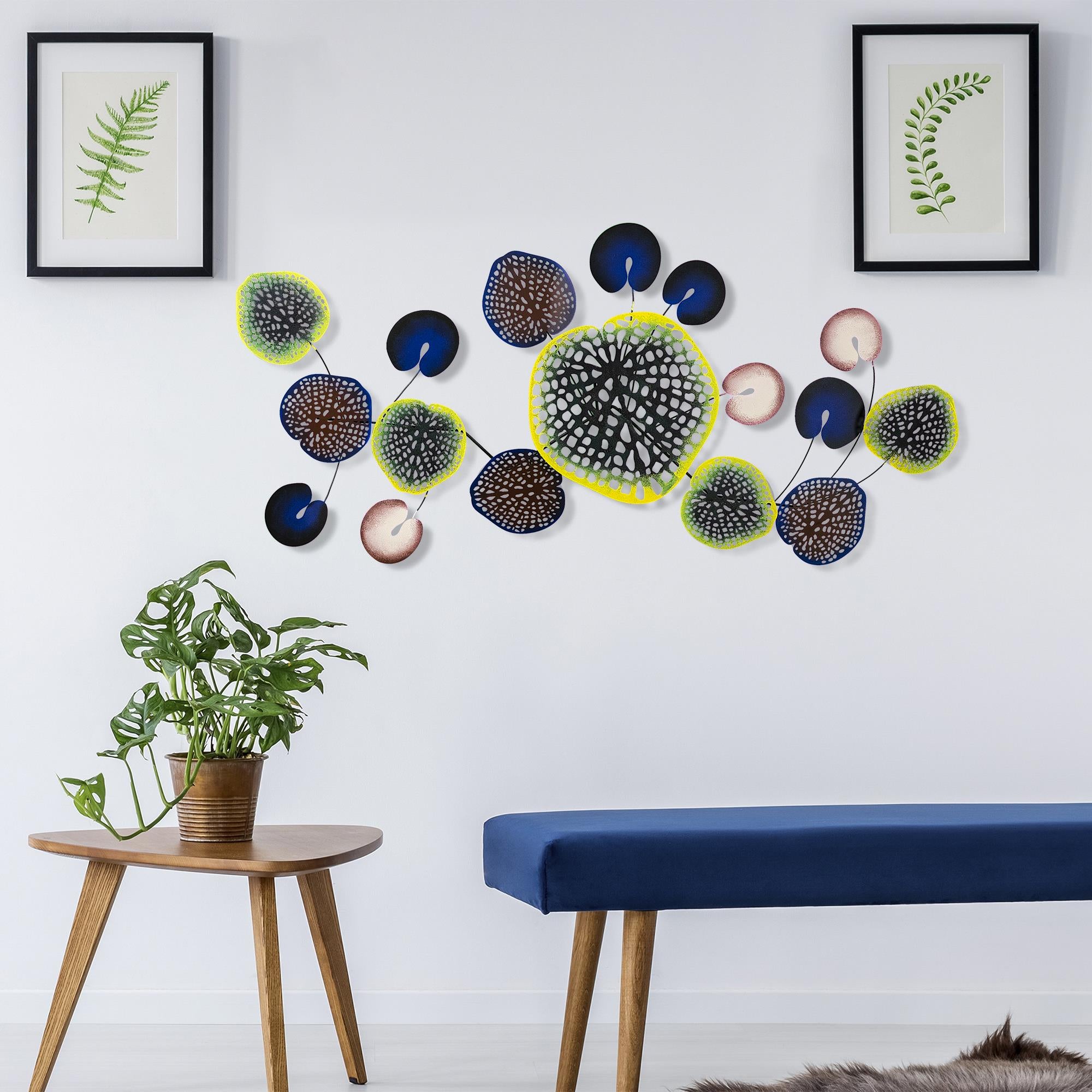 BYS-118-B Dekoratif Metal Duvar Tablosu | ByLamp