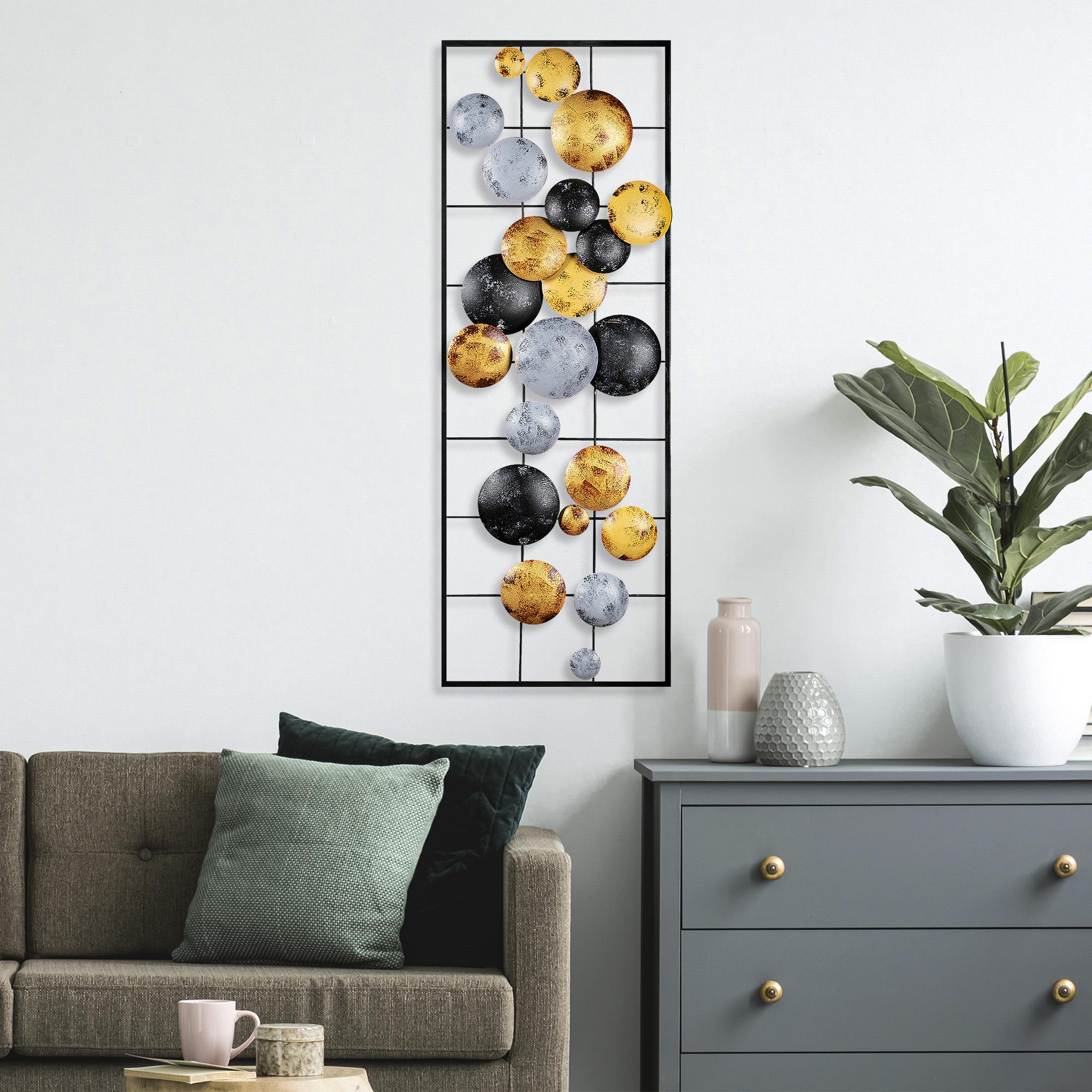 BYS-119-B Dekoratif Metal Duvar Tablosu | ByLamp