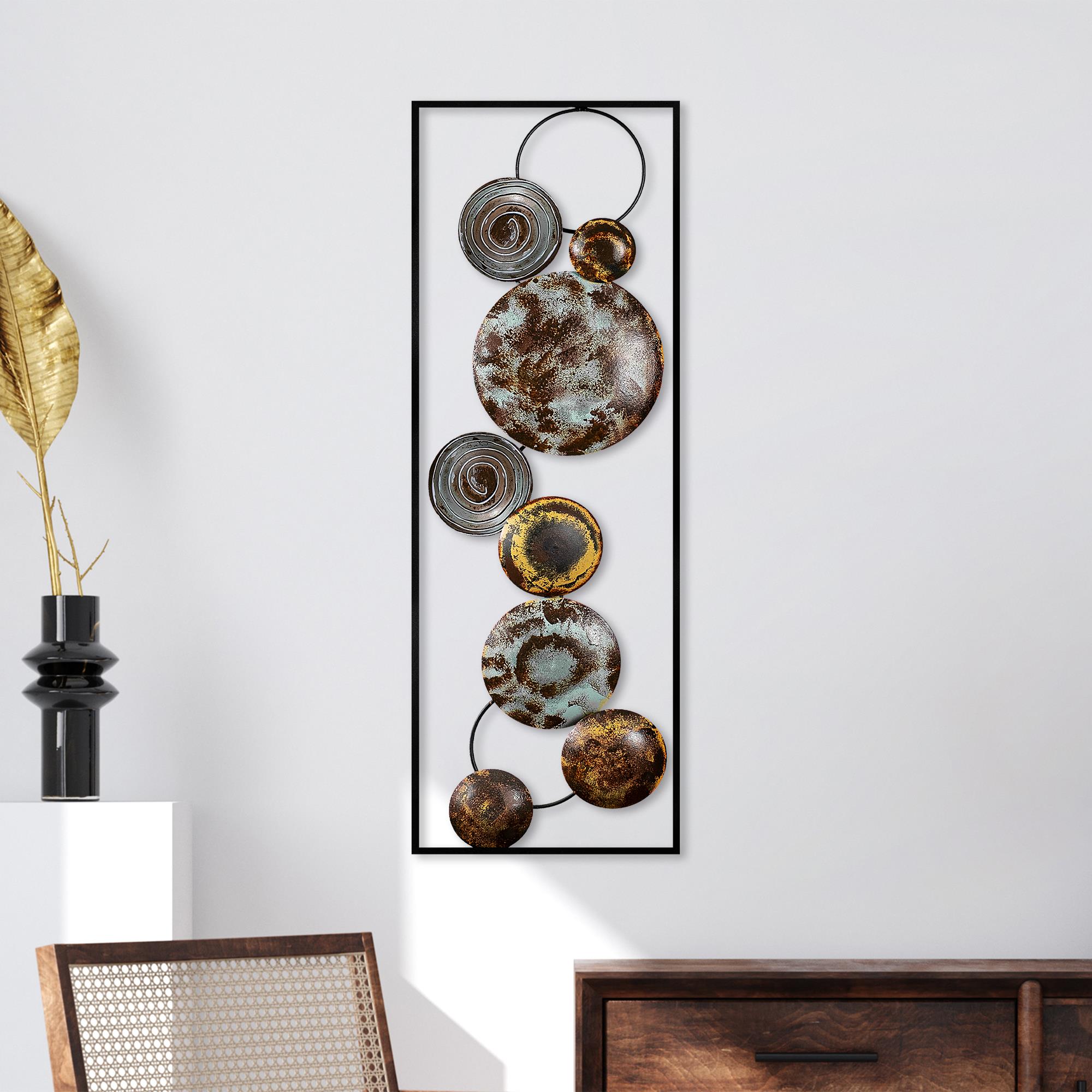 BYS-122-A Dekoratif Metal Duvar Tablosu | ByLamp