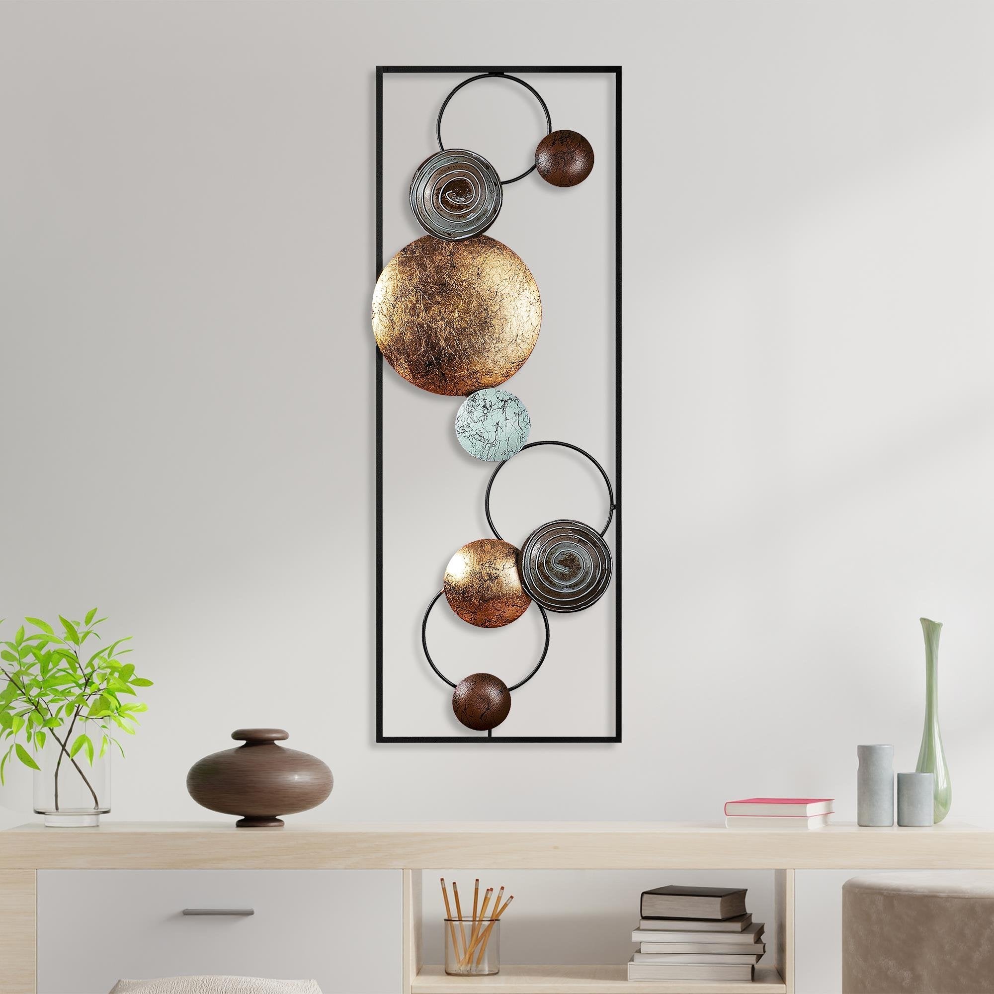 BYS-123-B Dekoratif Metal Duvar Tablosu | ByLamp