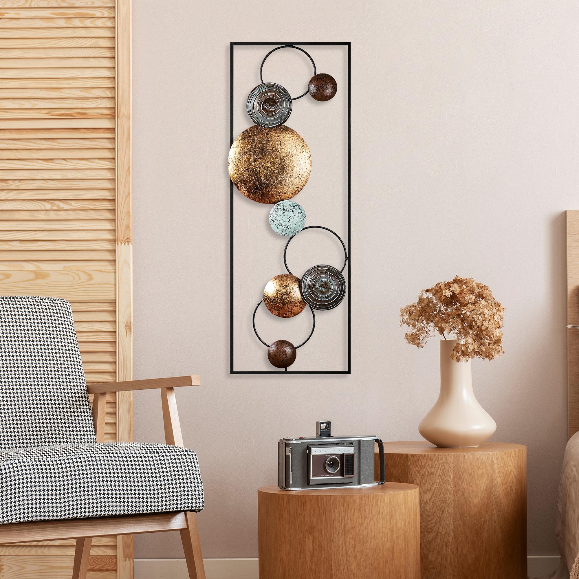 BYS-123-B Dekoratif Metal Duvar Tablosu | ByLamp