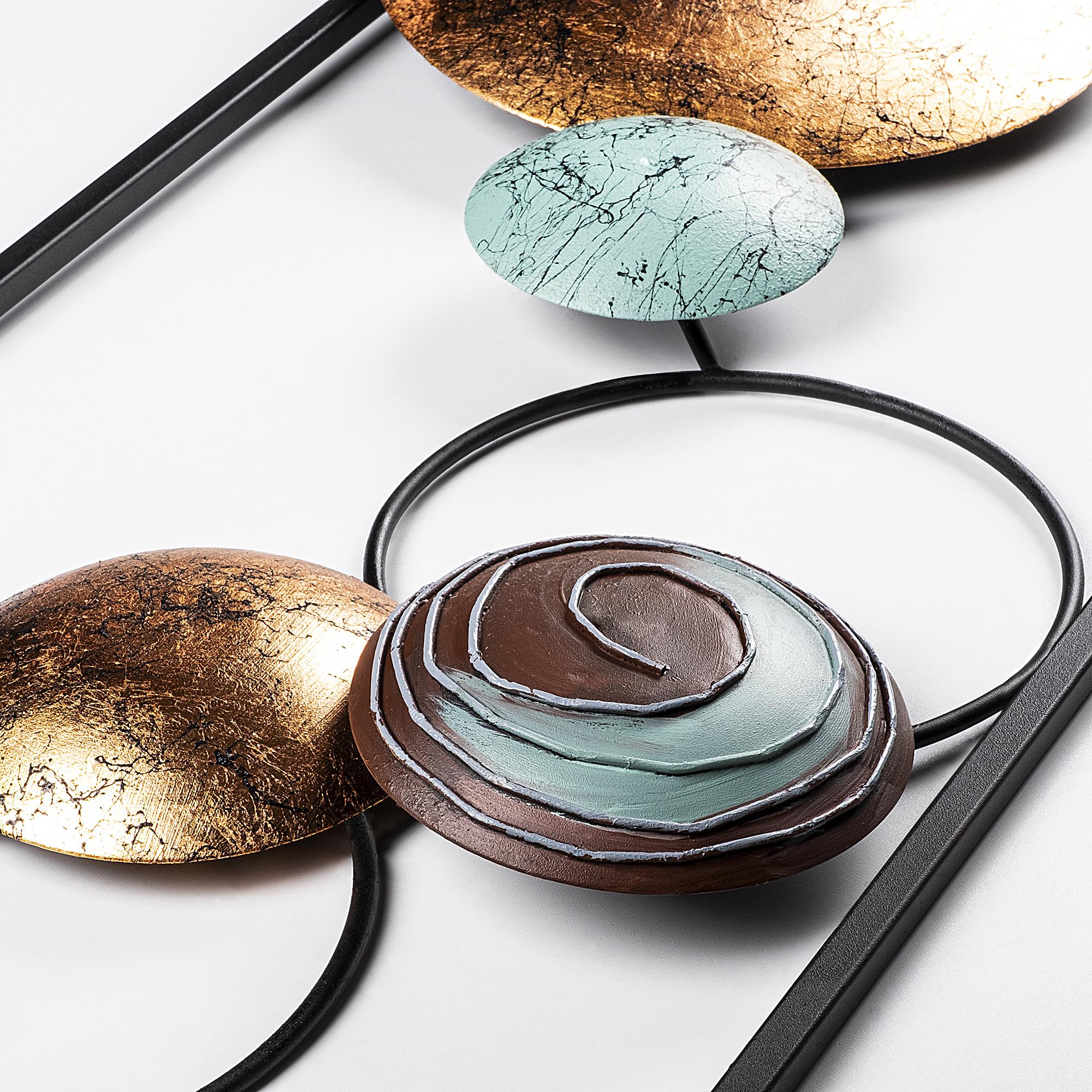 BYS-123-B Dekoratif Metal Duvar Tablosu | ByLamp