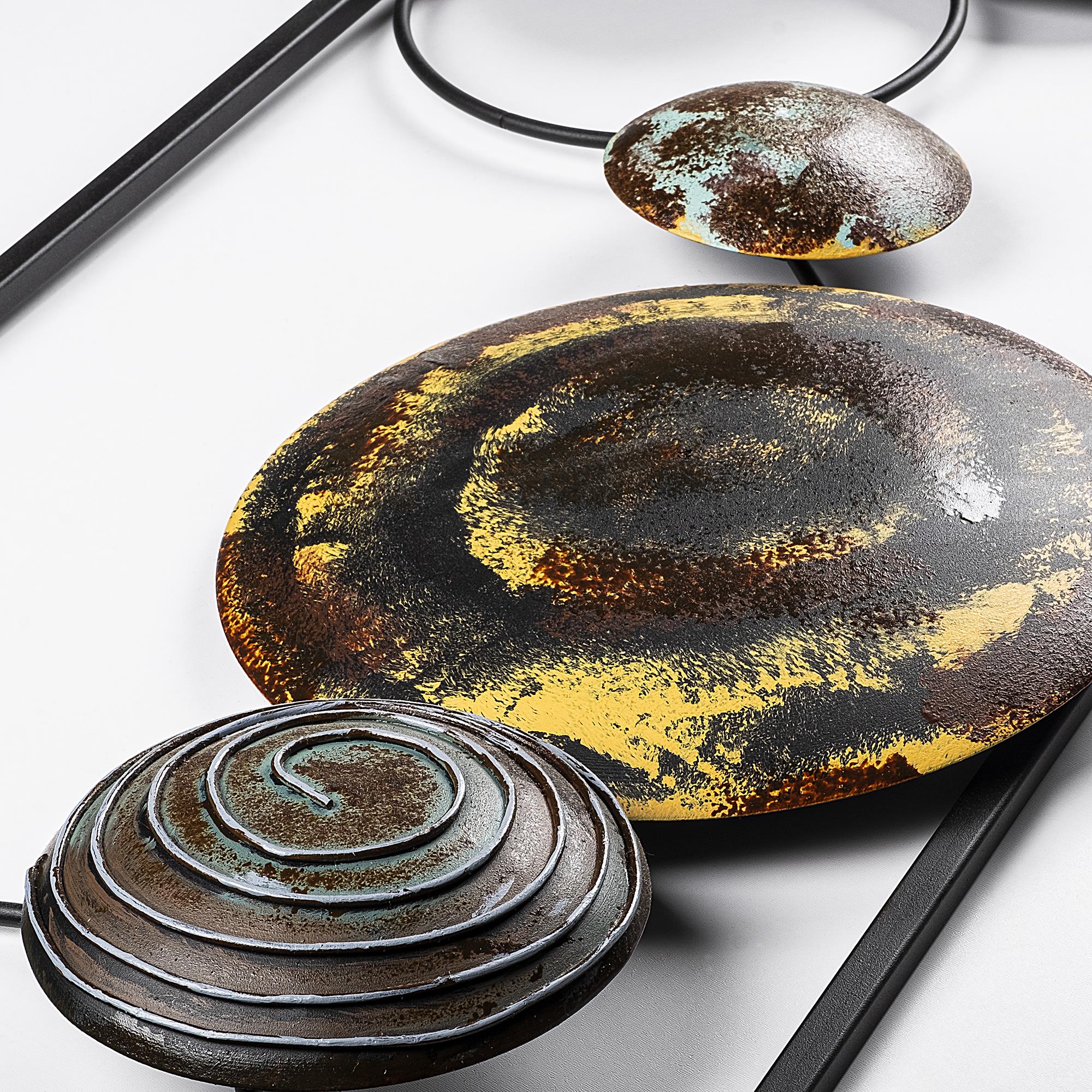 BYS-124-A Dekoratif 2'li Metal Duvar Tablosu | ByLamp