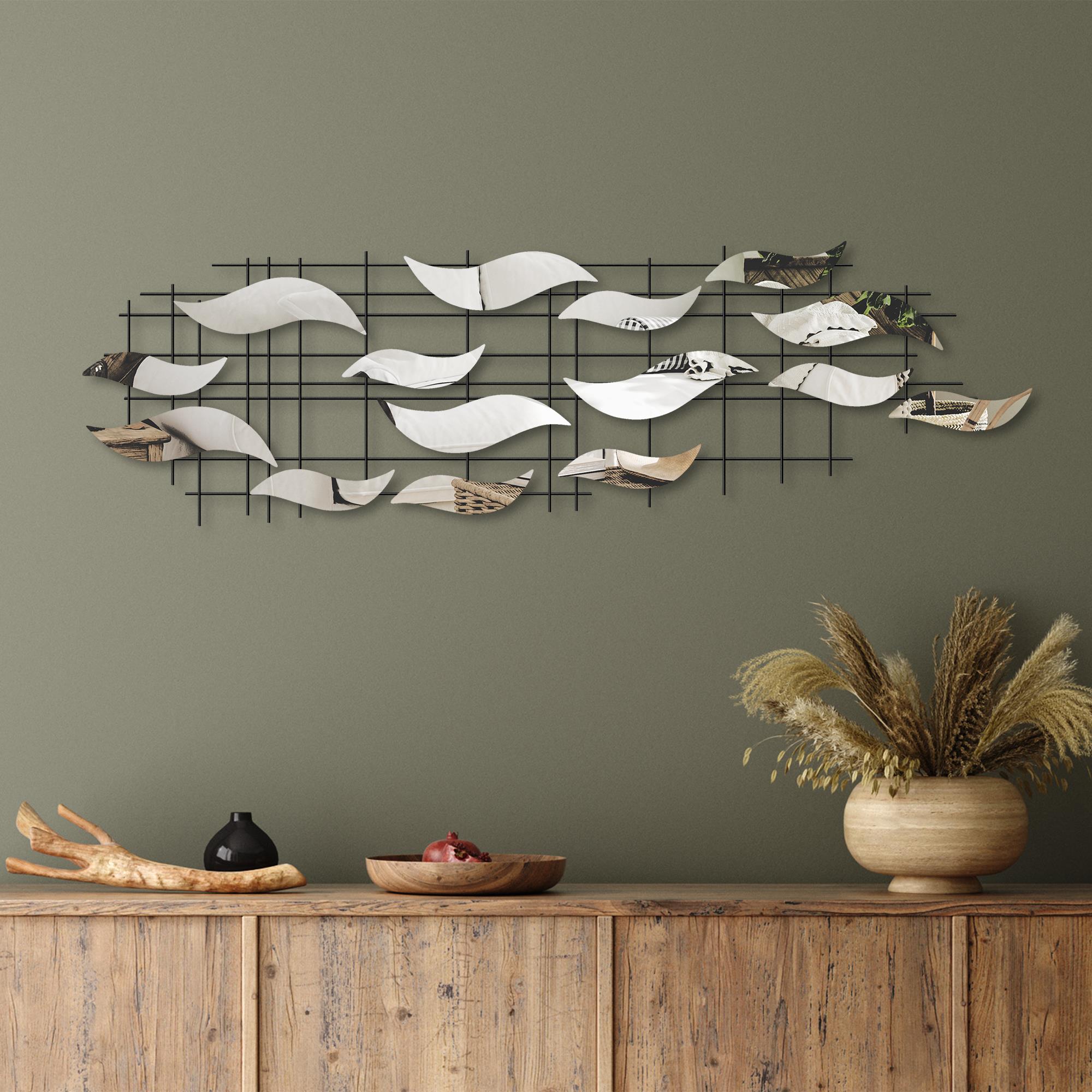 BYS-125-B Dekoratif Metal Duvar Tablosu | ByLamp