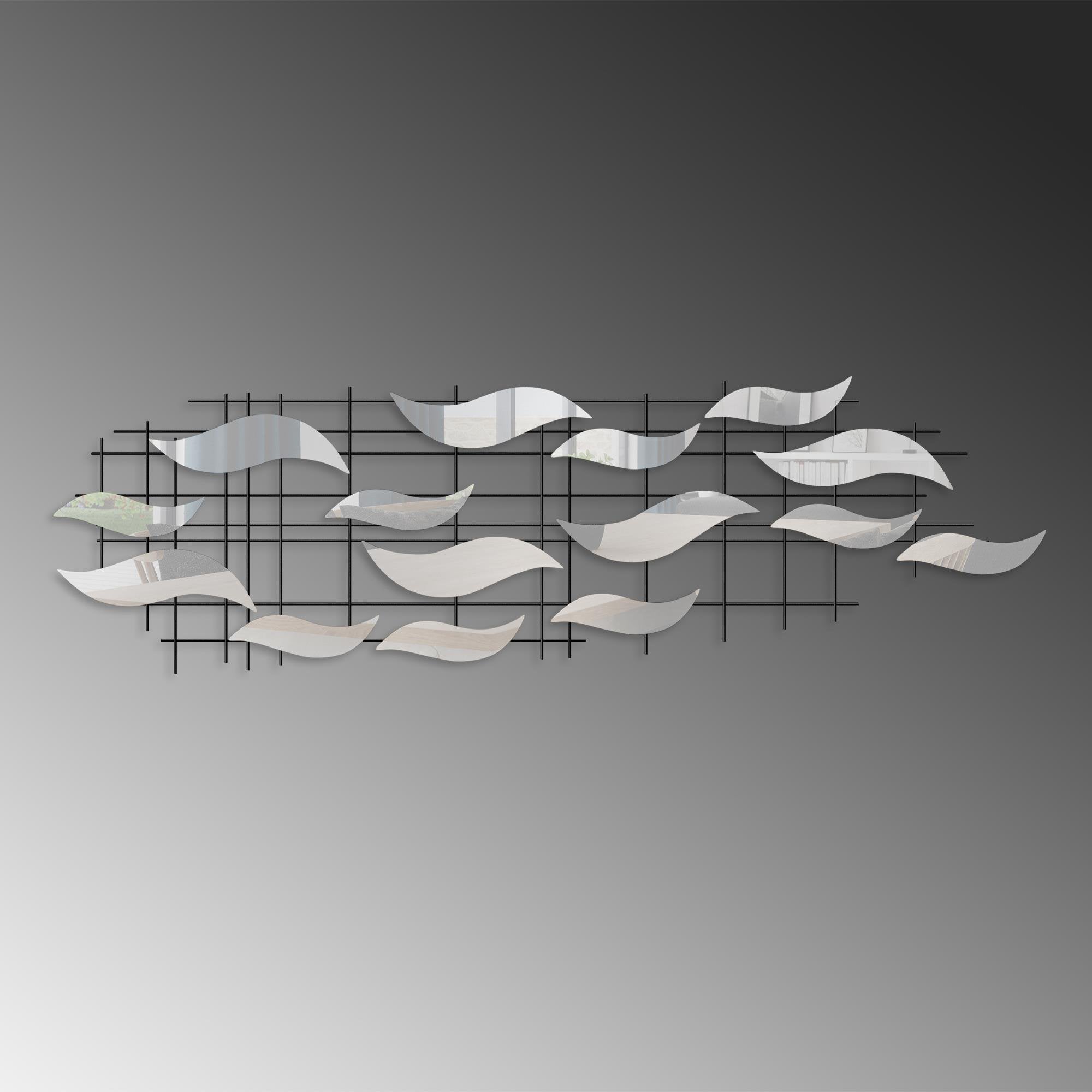 BYS-125-B Dekoratif Metal Duvar Tablosu | ByLamp