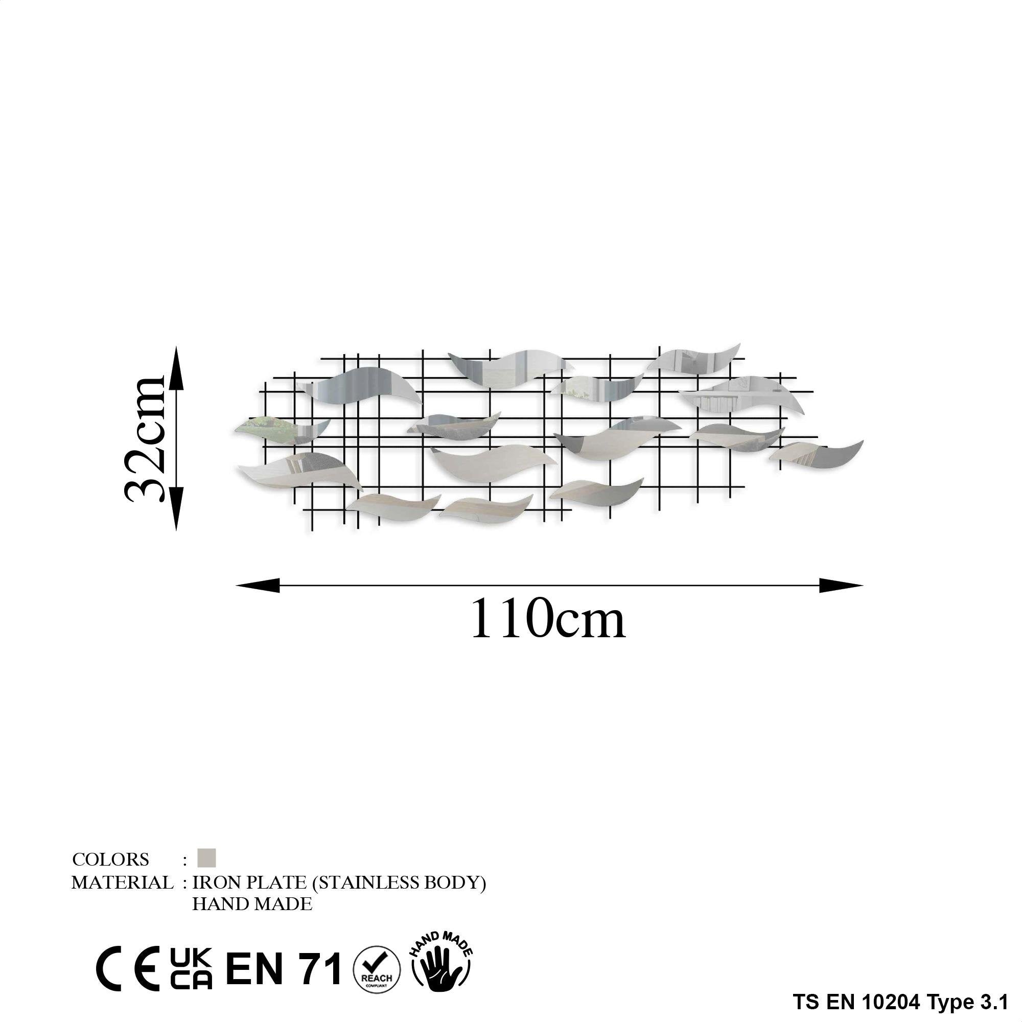 BYS-125-B Dekoratif Metal Duvar Tablosu | ByLamp