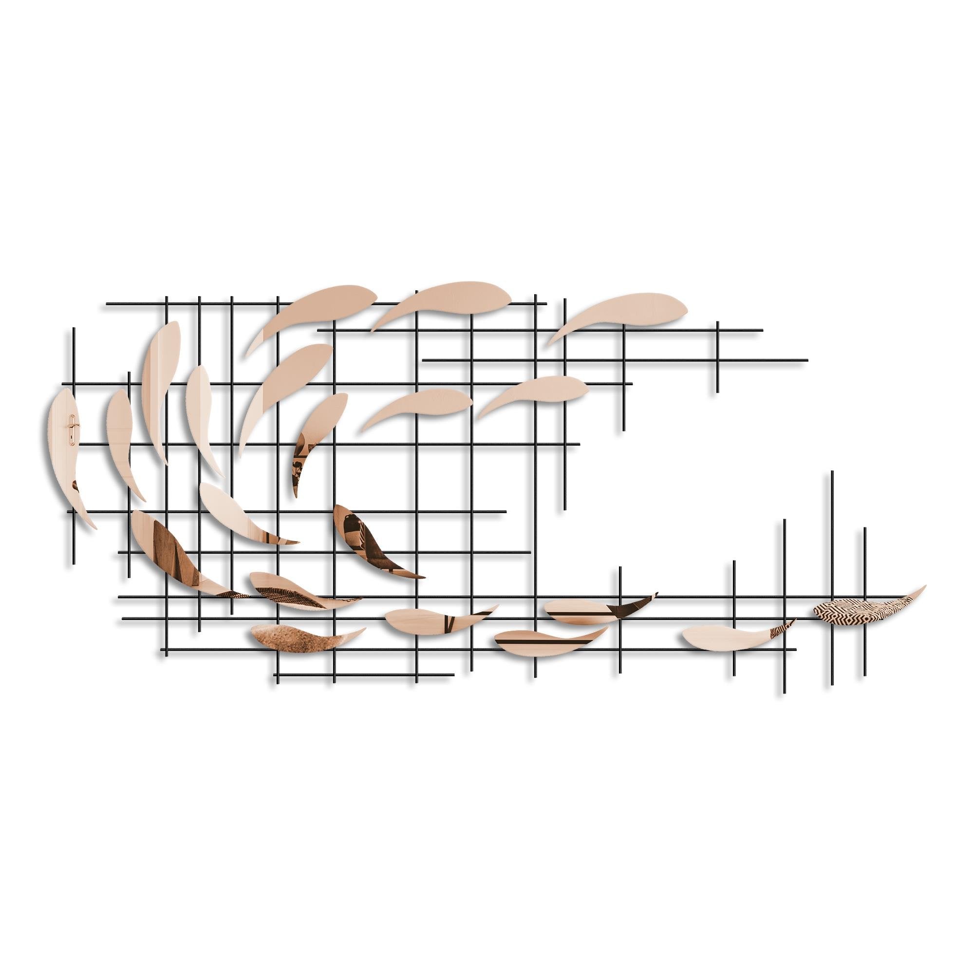 BYS-126-A Dekoratif Metal Duvar Tablosu | ByLamp