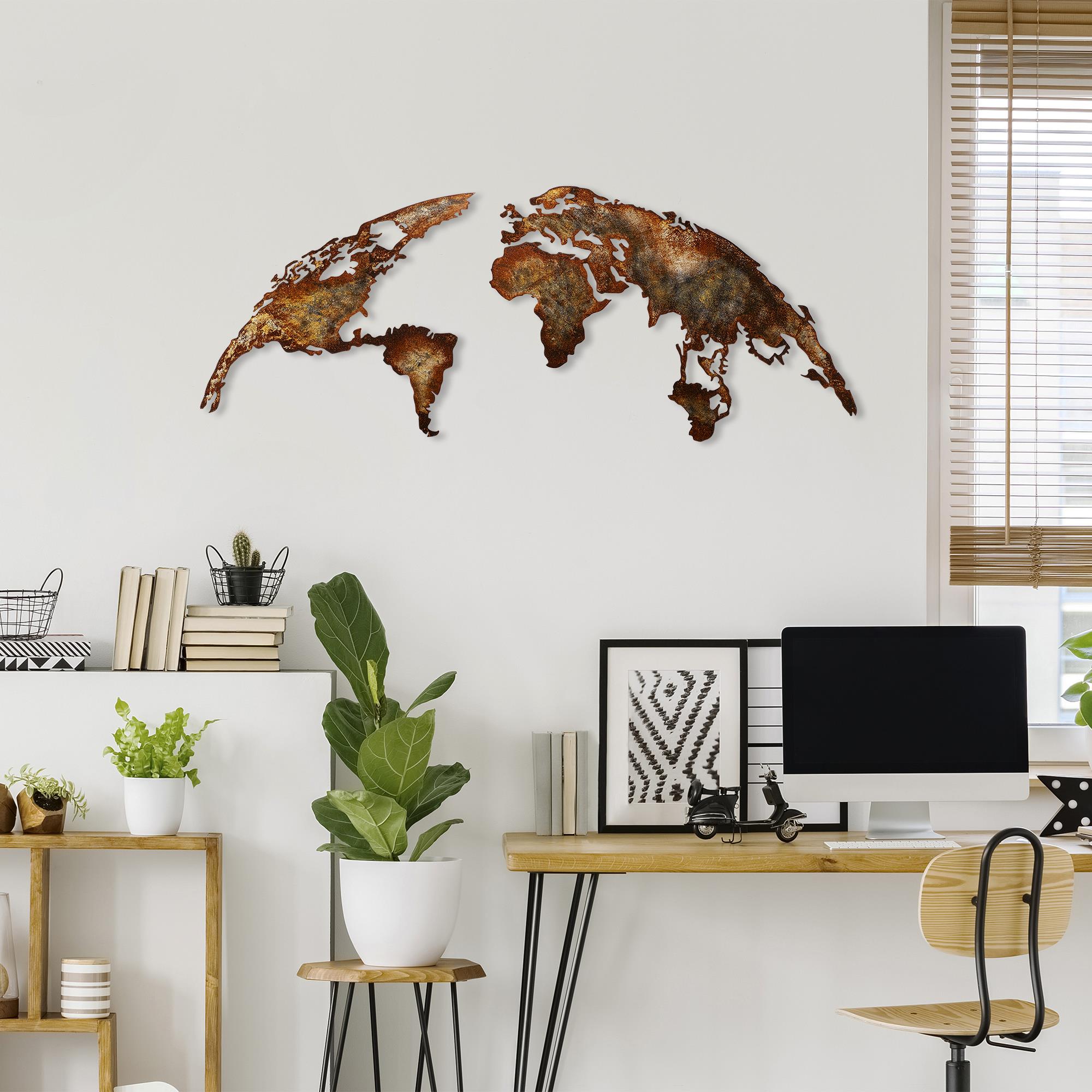 BYS-127-A Dekoratif Metal Duvar Tablosu | ByLamp