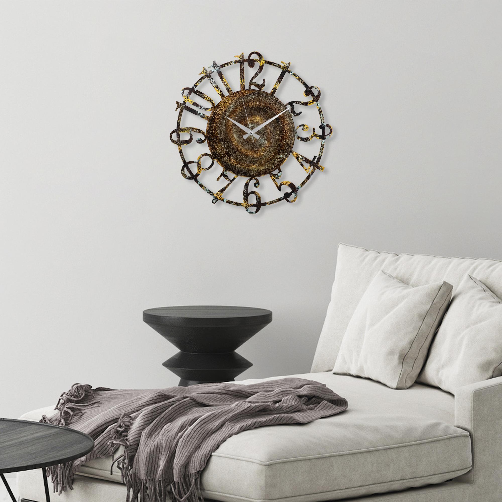 BYS-128-A Dekoratif Metal Duvar Saati | ByLamp