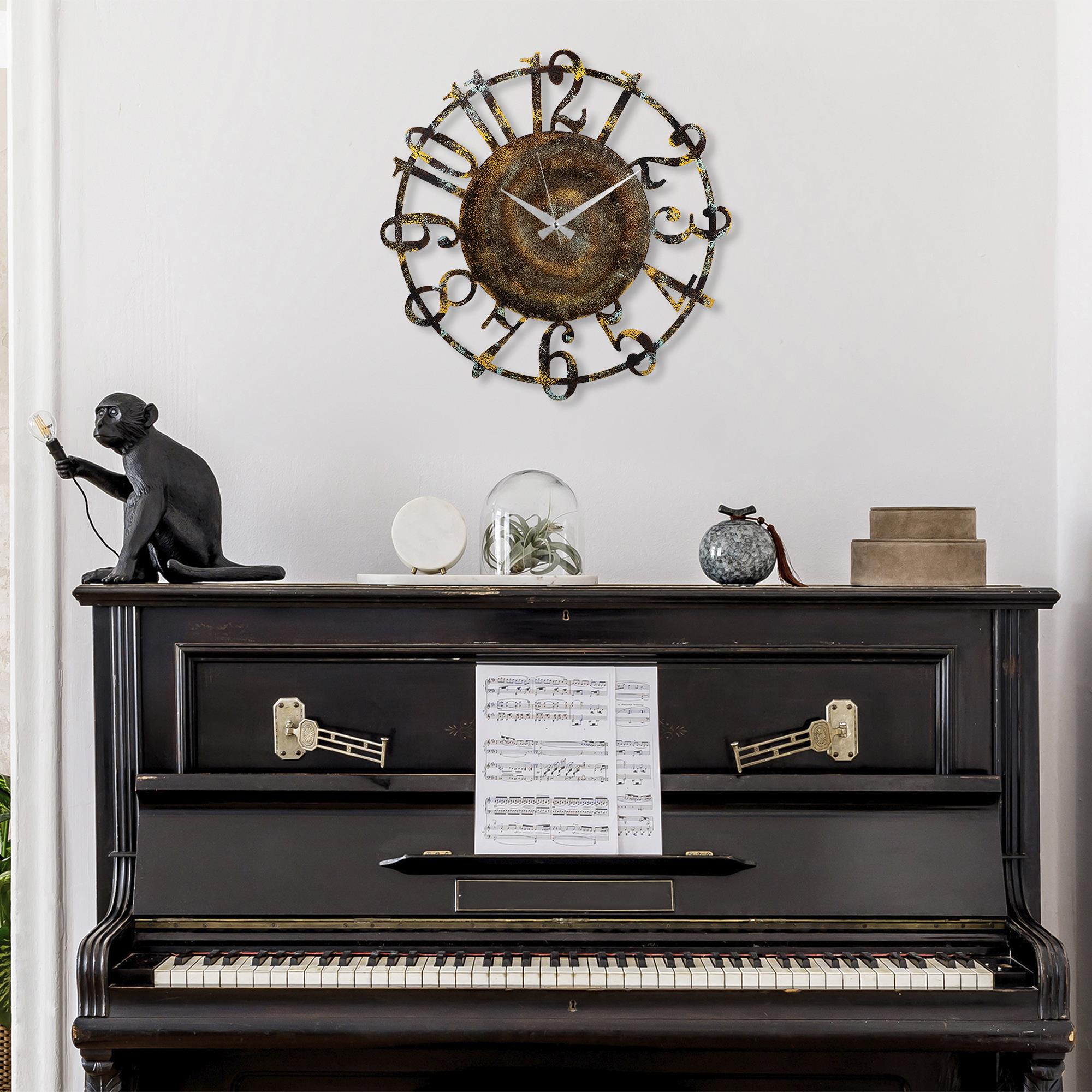 BYS-128-A Dekoratif Metal Duvar Saati | ByLamp