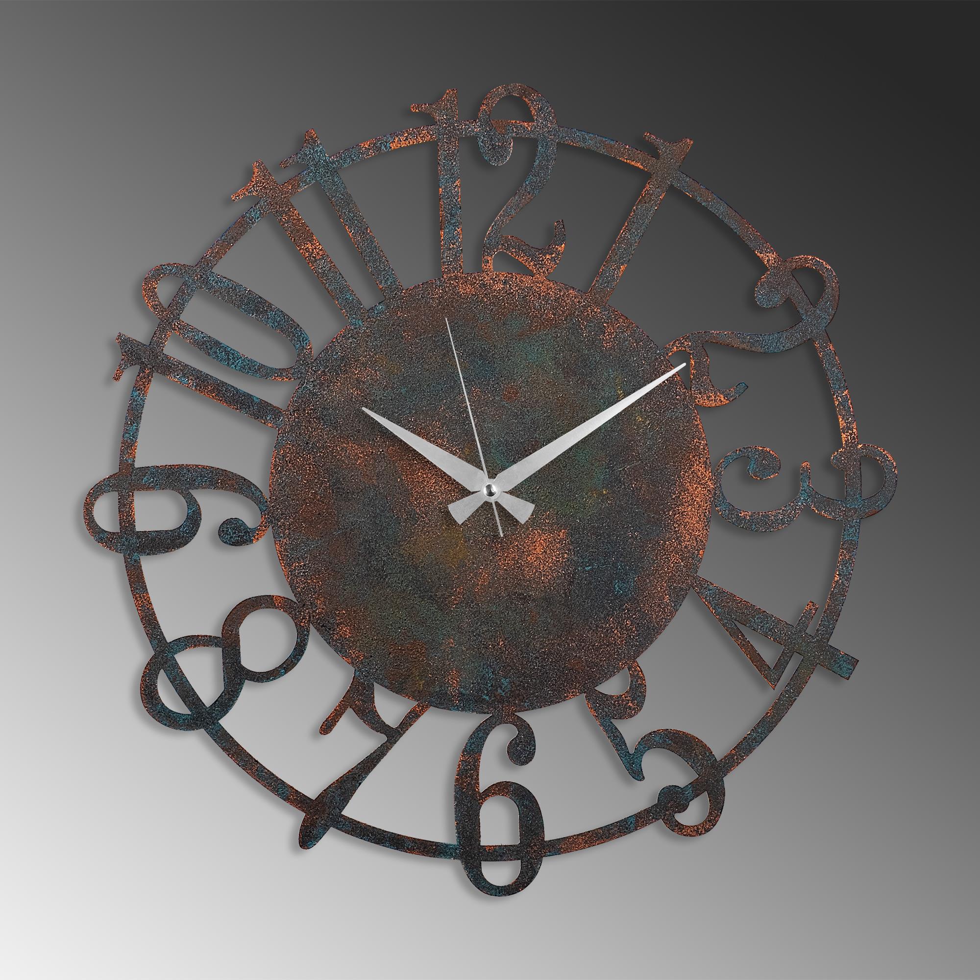 BYS-128-C Dekoratif Metal Duvar Saati | ByLamp