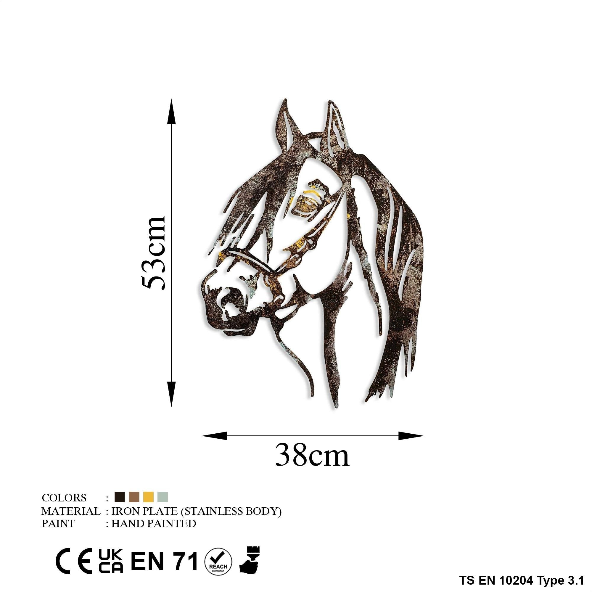 BYS-129-B Dekoratif Metal Duvar Tablosu | ByLamp