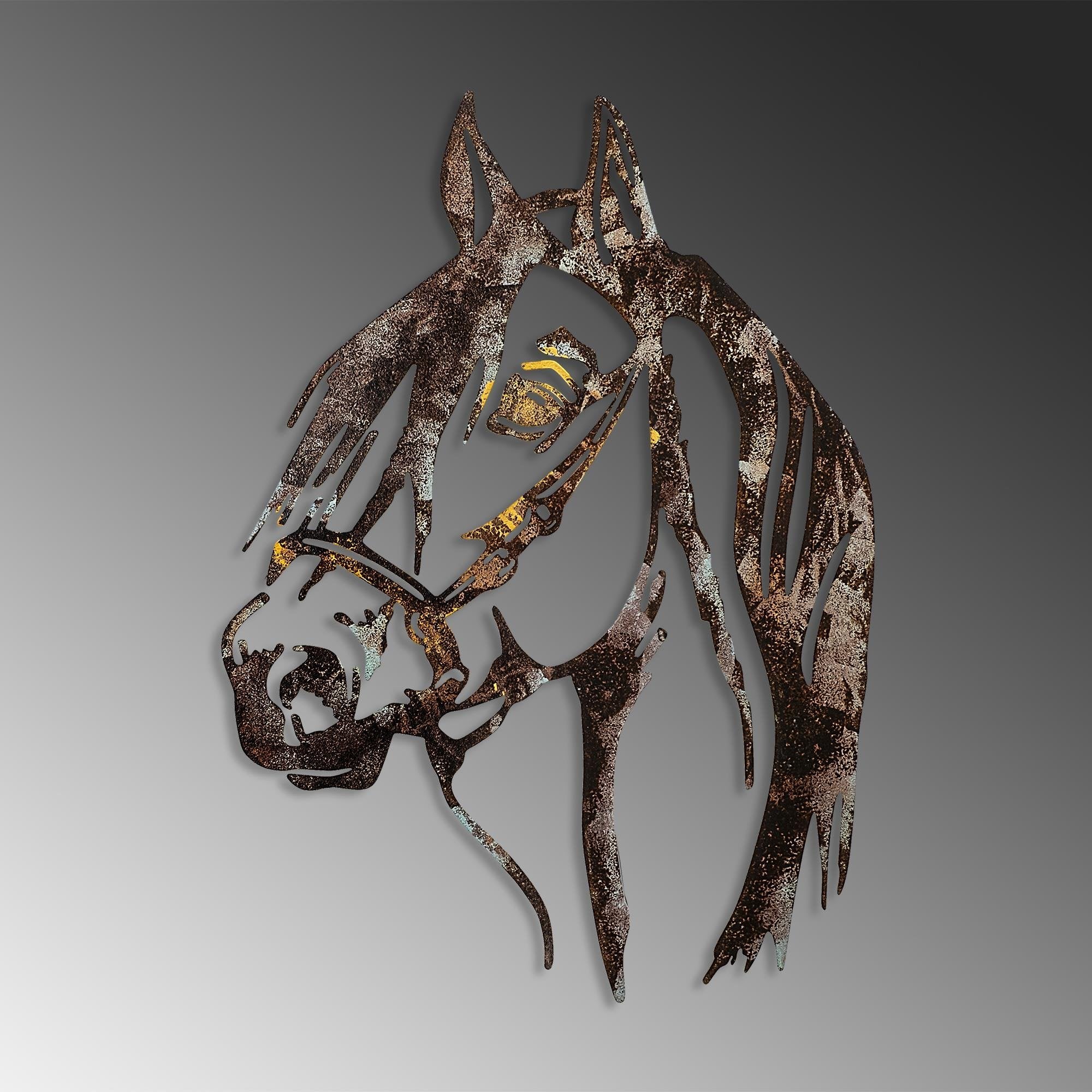 BYS-129-B Dekoratif Metal Duvar Tablosu | ByLamp