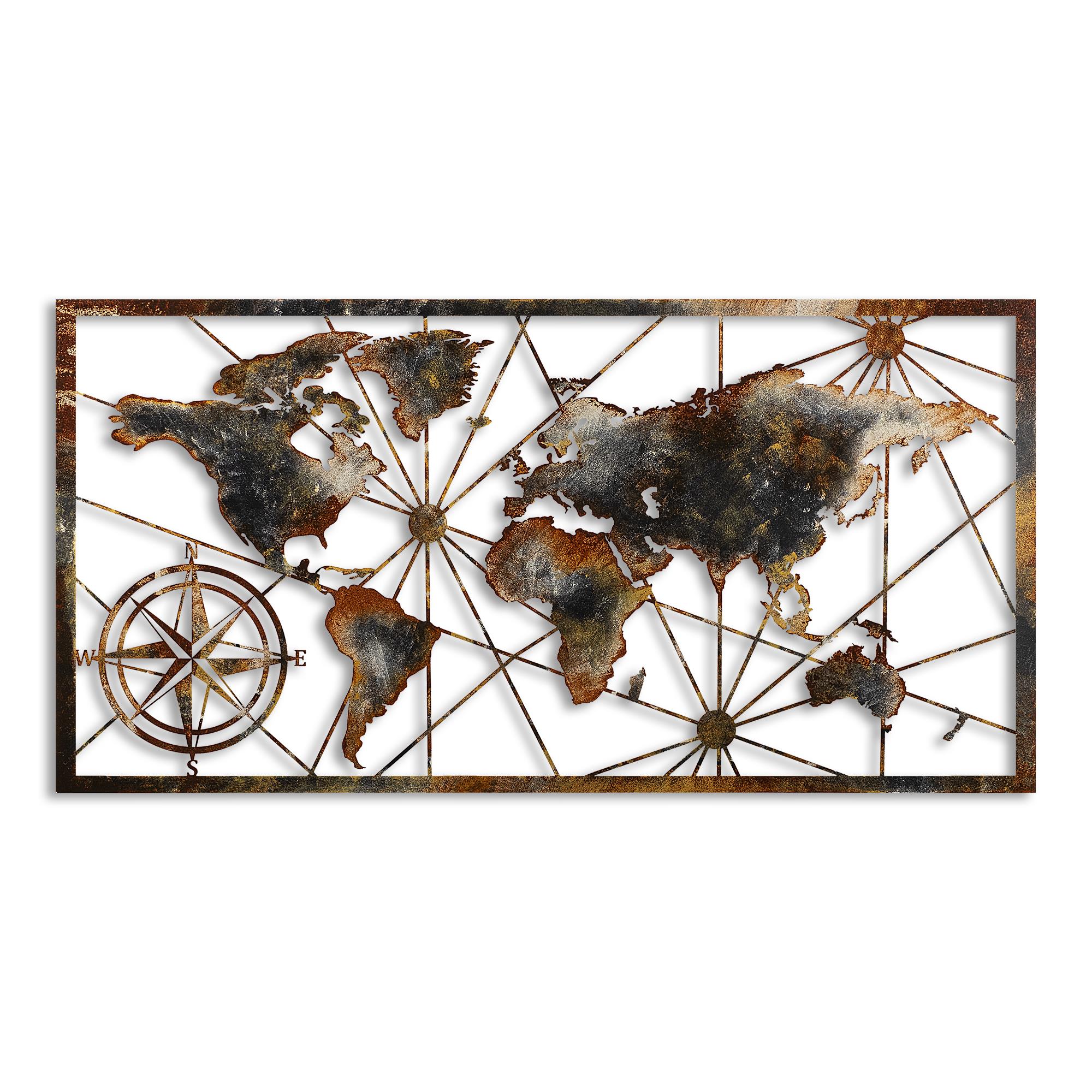 BYS-132-C Dekoratif Metal Duvar Tablosu | ByLamp