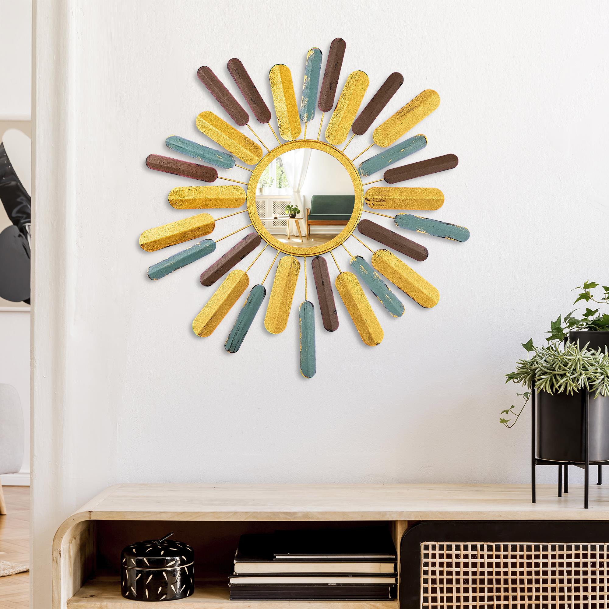 BYS-135 Dekoratif Metal Duvar Aynası | ByLamp