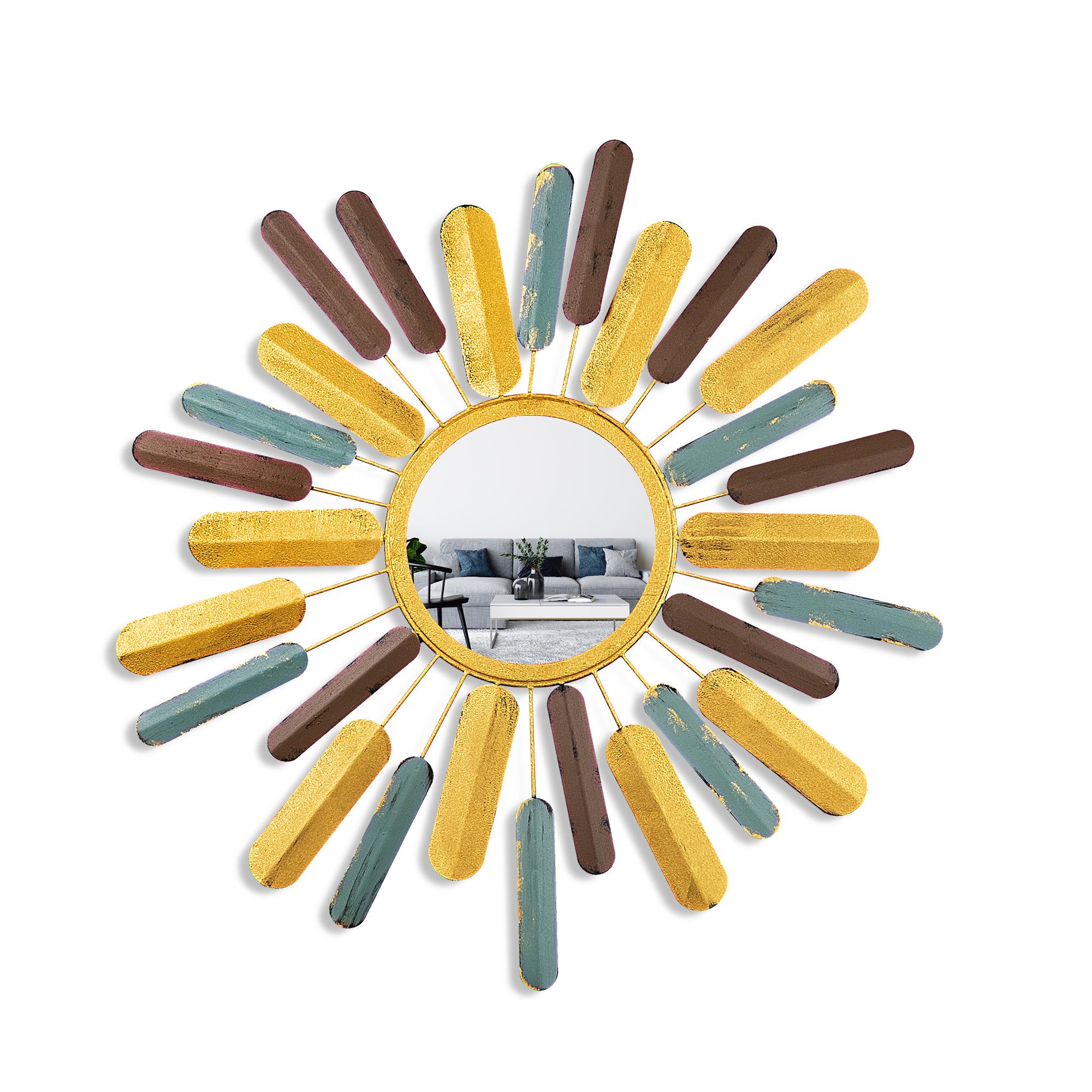 BYS-135 Dekoratif Metal Duvar Aynası | ByLamp