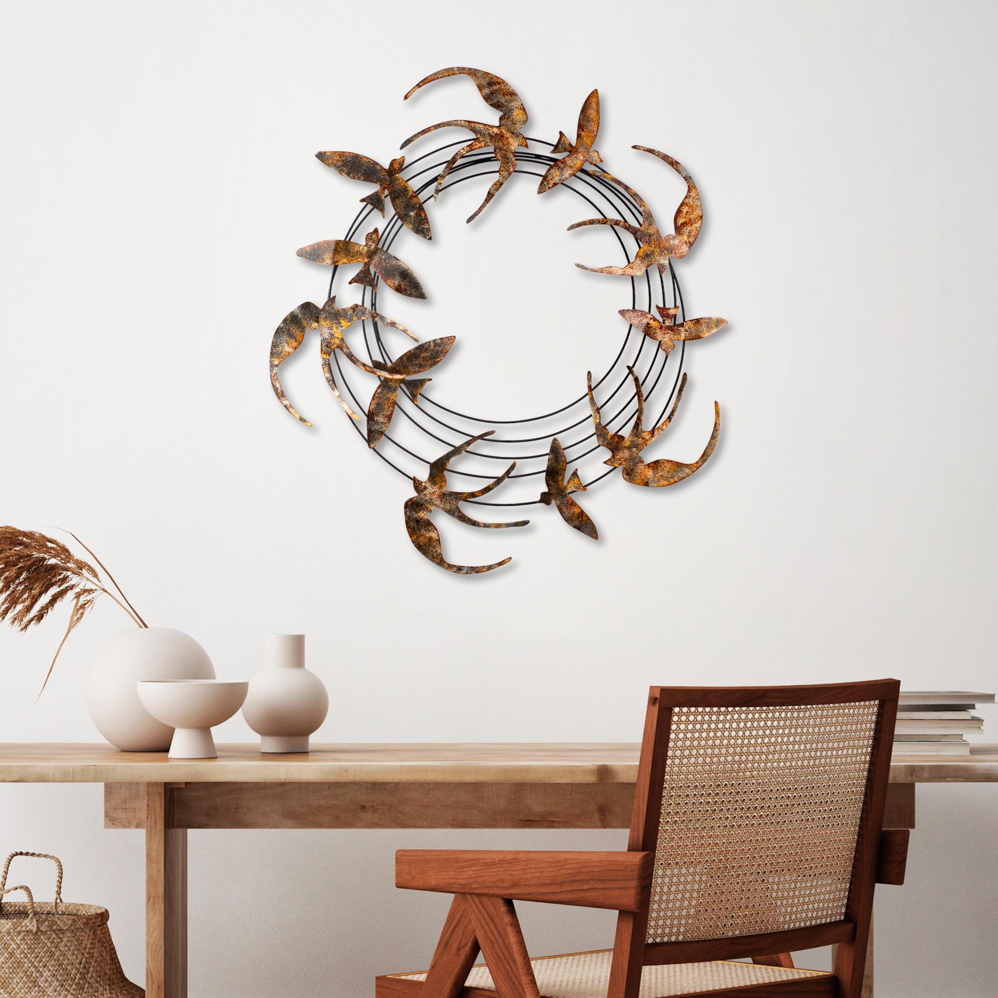 BYS-136 Dekoratif Metal Duvar Tablosu | ByLamp