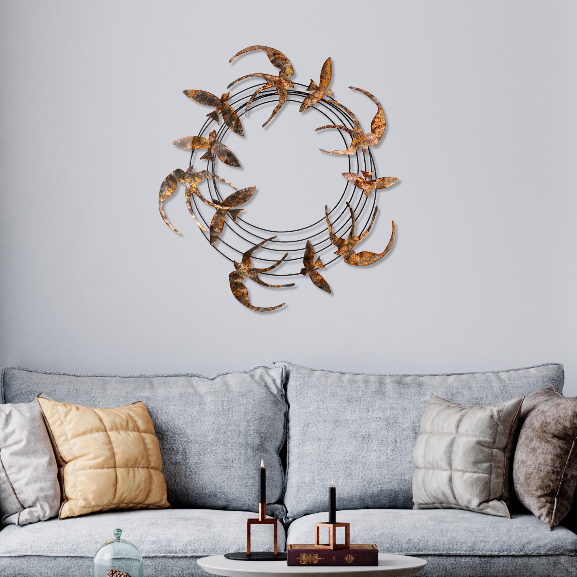 BYS-136 Dekoratif Metal Duvar Tablosu | ByLamp