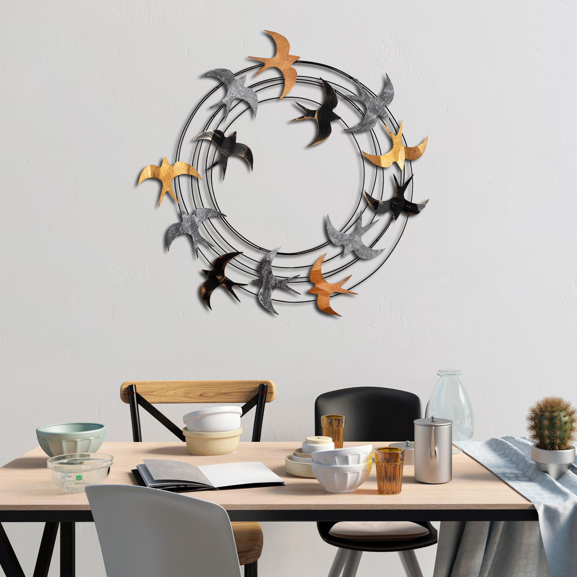 BYS-141 Dekoratif Metal Duvar Tablosu | ByLamp