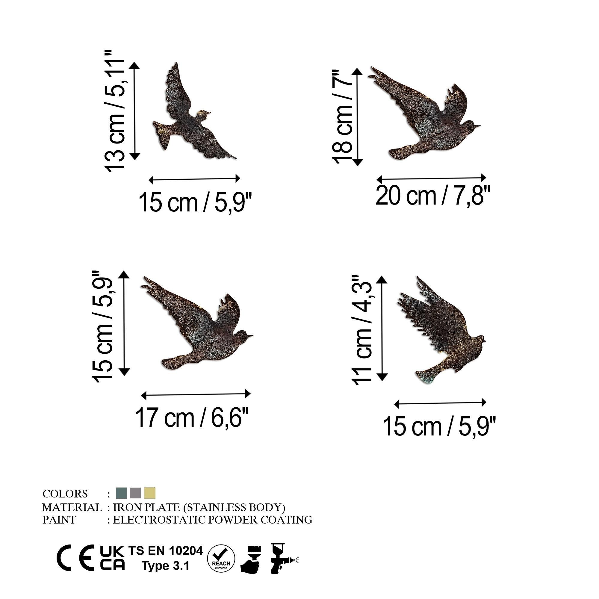 BYS-159 Dekoratif Metal Duvar Tablosu | ByLamp