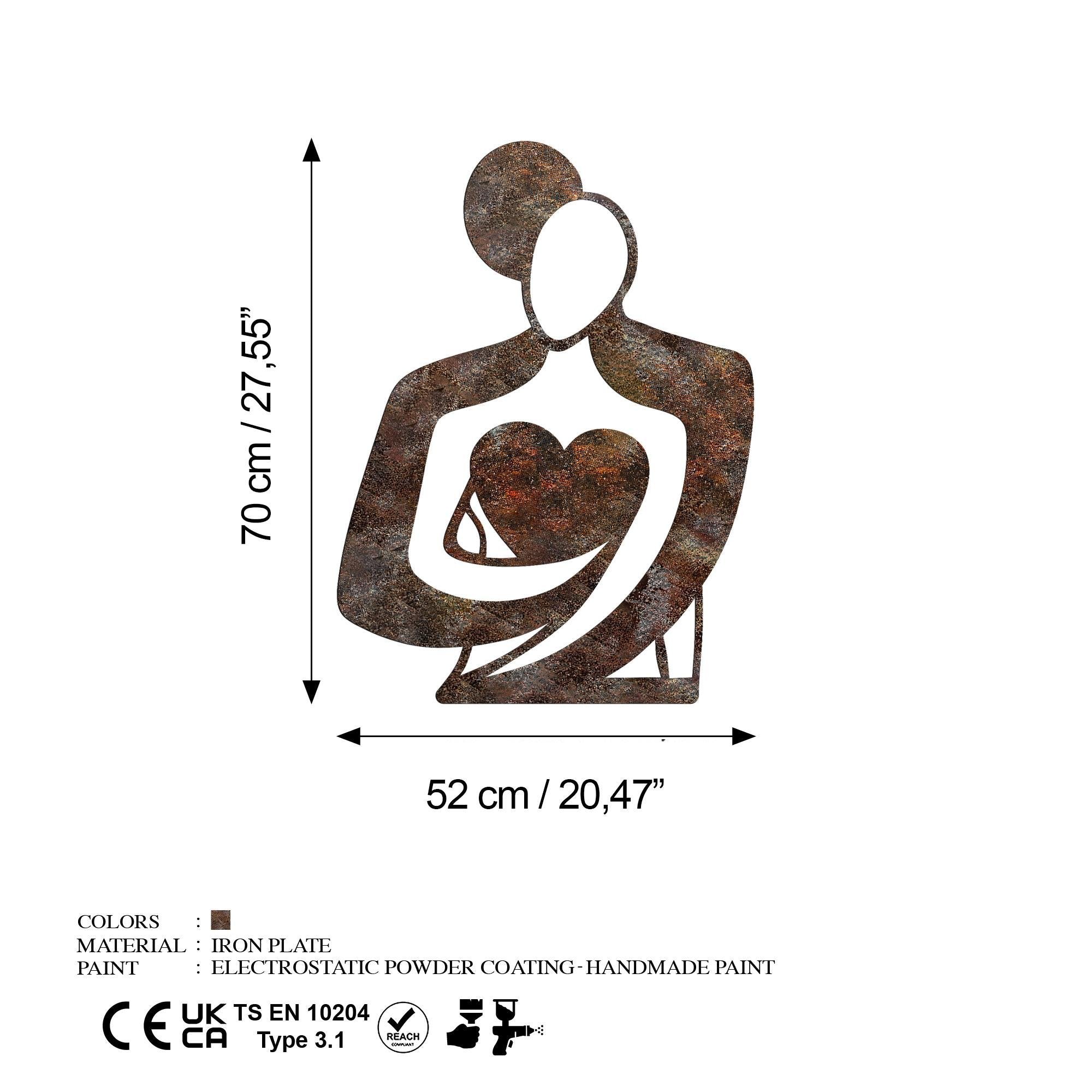 BYS-174 Dekoratif Metal Duvar Tablosu | ByLamp